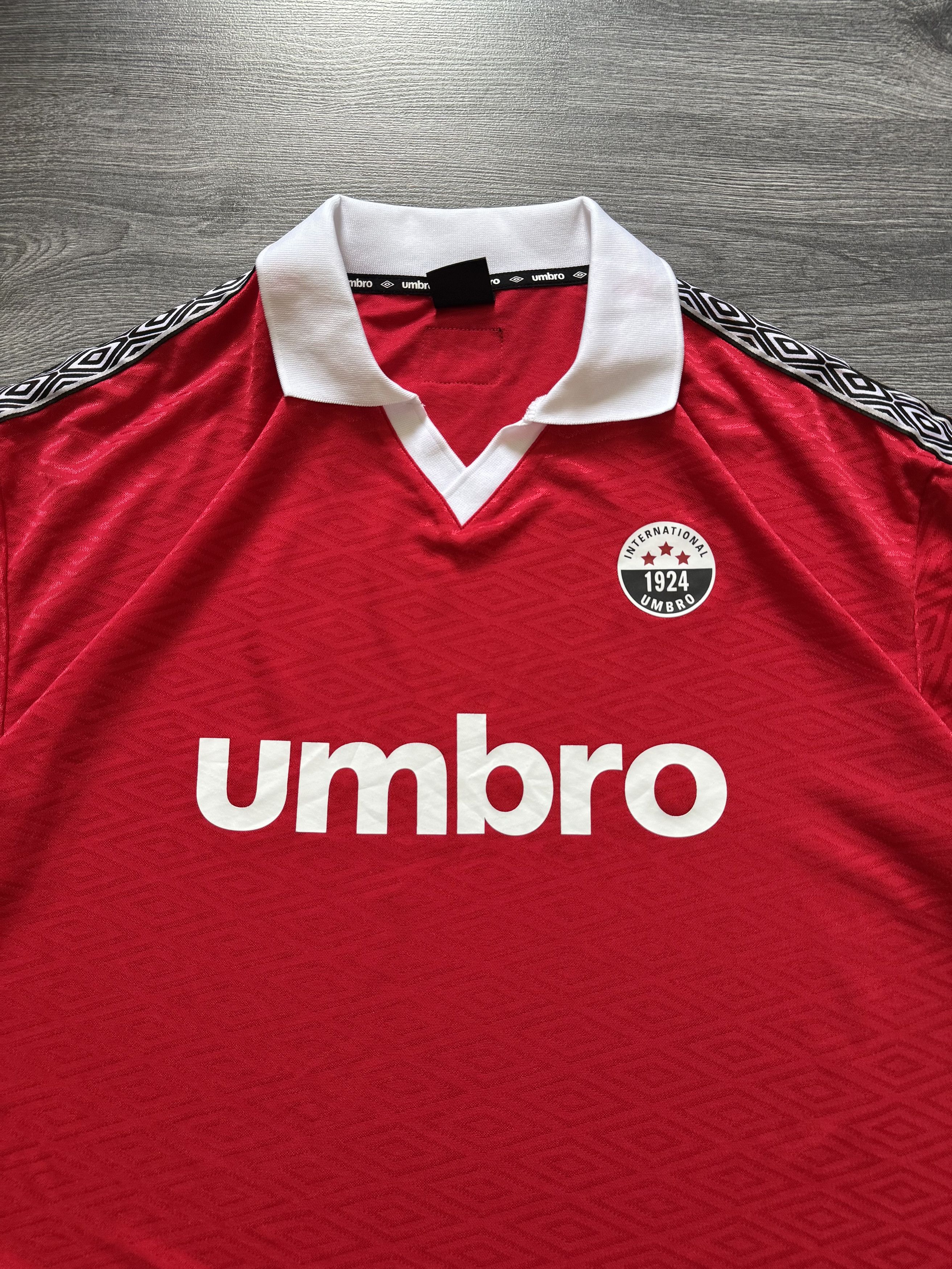 Umbro Vintage Umbro Soccer Jersey Shirt Football 2XL Size US XXL / EU 58 / 5 - 5 Thumbnail