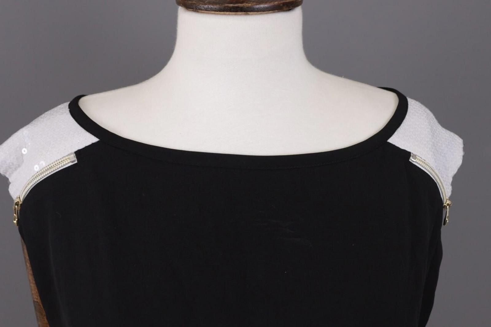 Designer COP COPINE Black Sleeveless Summer Stretch Top Shirt Size M / US 6-8 / IT 42-44 - 4 Thumbnail