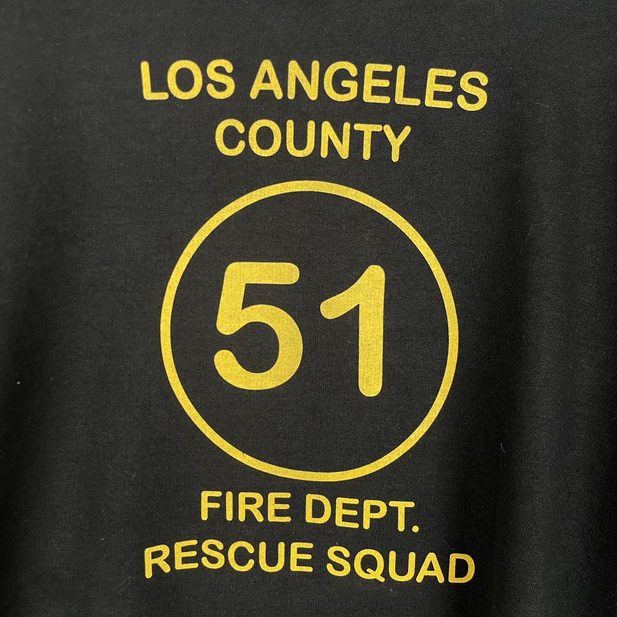 Designer × Vintage Vintage Hoodie/sweater Los Angeles County Fire Dept Squad 51 Size US XXL / EU 58 / 5 - 7 Thumbnail