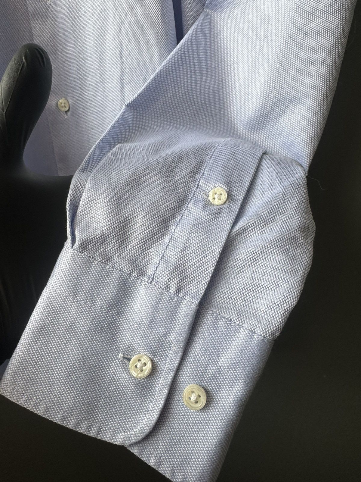 Suitsupply Suitsupply Cotton Dress Shirt Size 38/15 Size US M / EU 48-50 / 2 - 5 Thumbnail