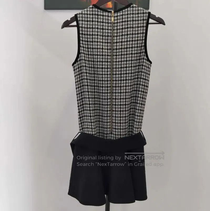 Louis Vuitton Louis Vuitton Black Patterned Women's Dress . Size M / US 6-8 / IT 42-44 - 2 Thumbnail