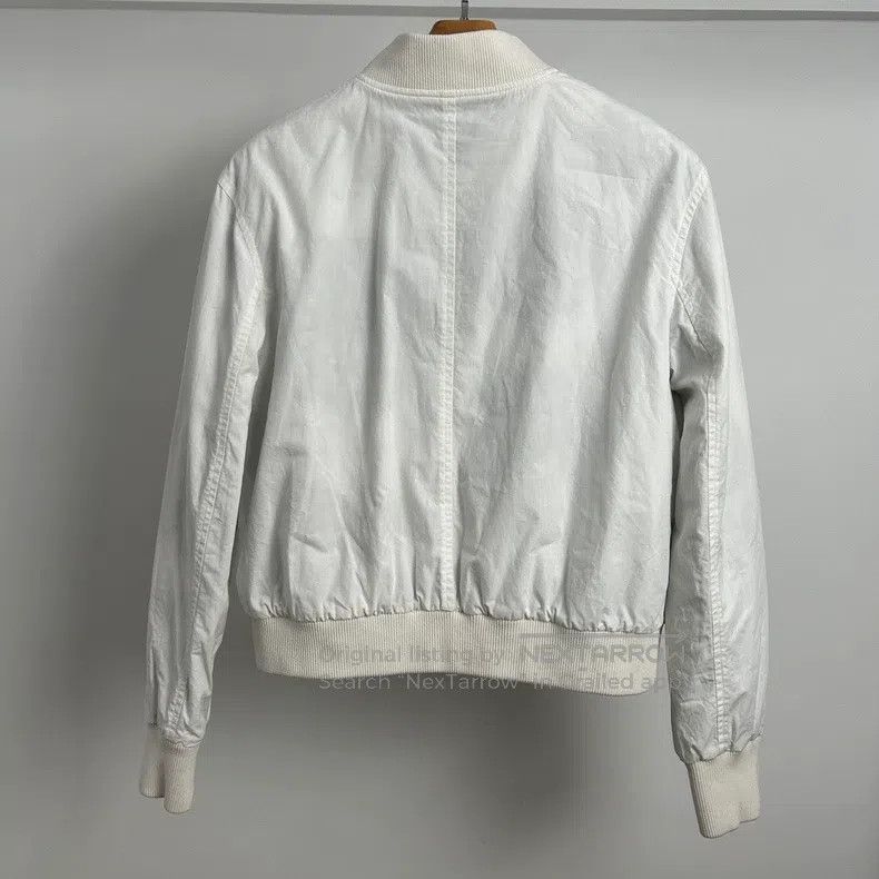 Hermes Hermes White Round Neck Baseball Jacket Size XS / US 0-2 / IT 36-38 - 2 Thumbnail