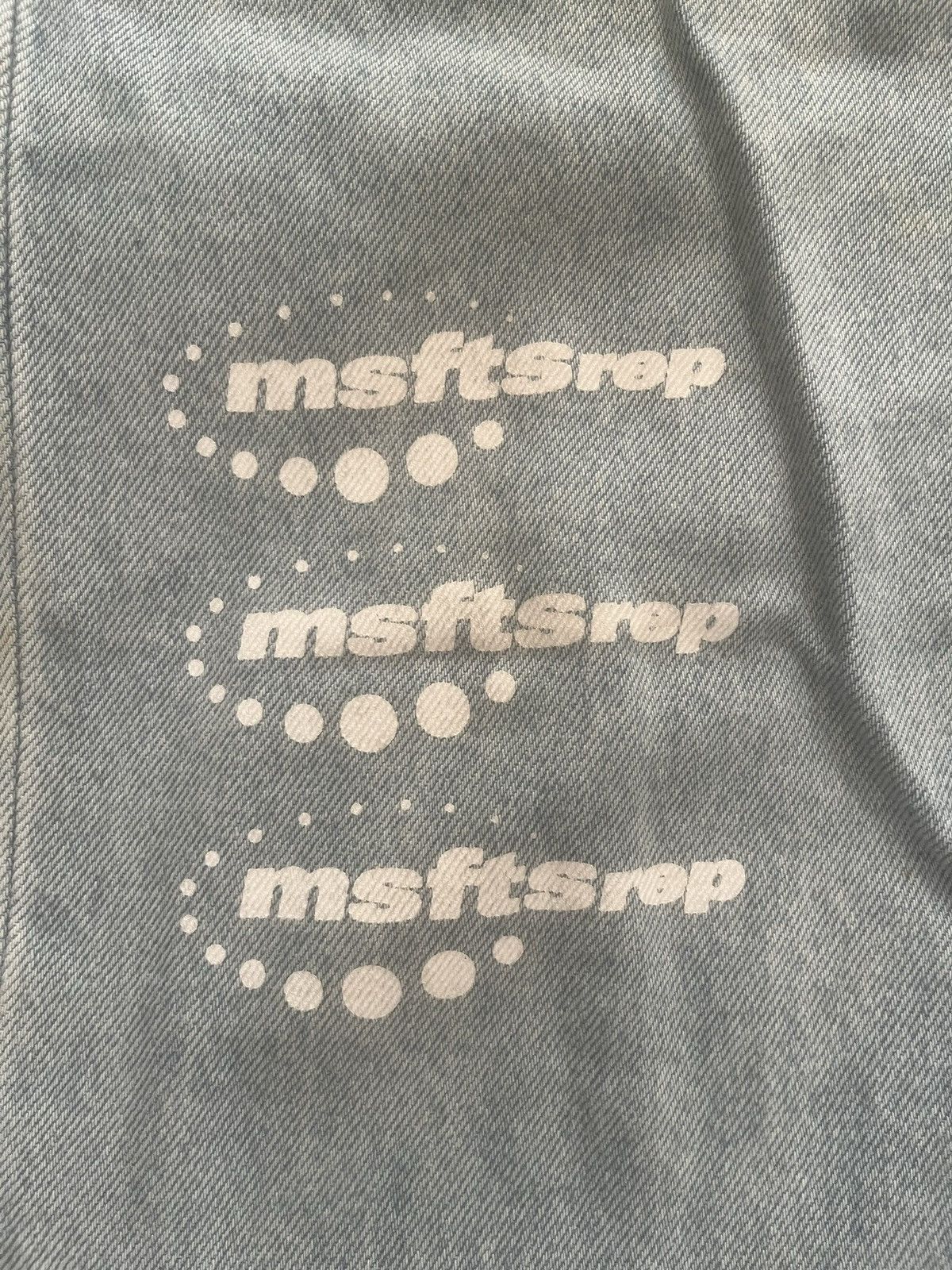 Msftsrep MSFTSREP Logo Denim Size US 32 / EU 48 - 2 Thumbnail