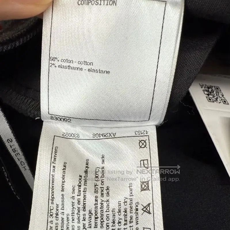Chanel Chanel Black Cotton Denim Pants for Women . Size 27" / US 4 / IT 40 - 4 Thumbnail
