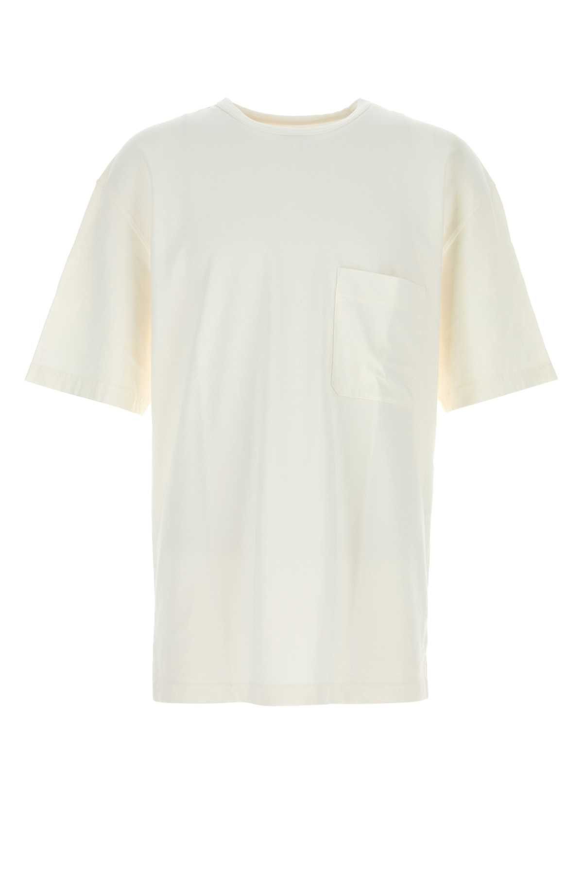 Lemaire White Cotton Oversize T-Shirt Size US S / EU 44-46 / 1 - 1 Thumbnail