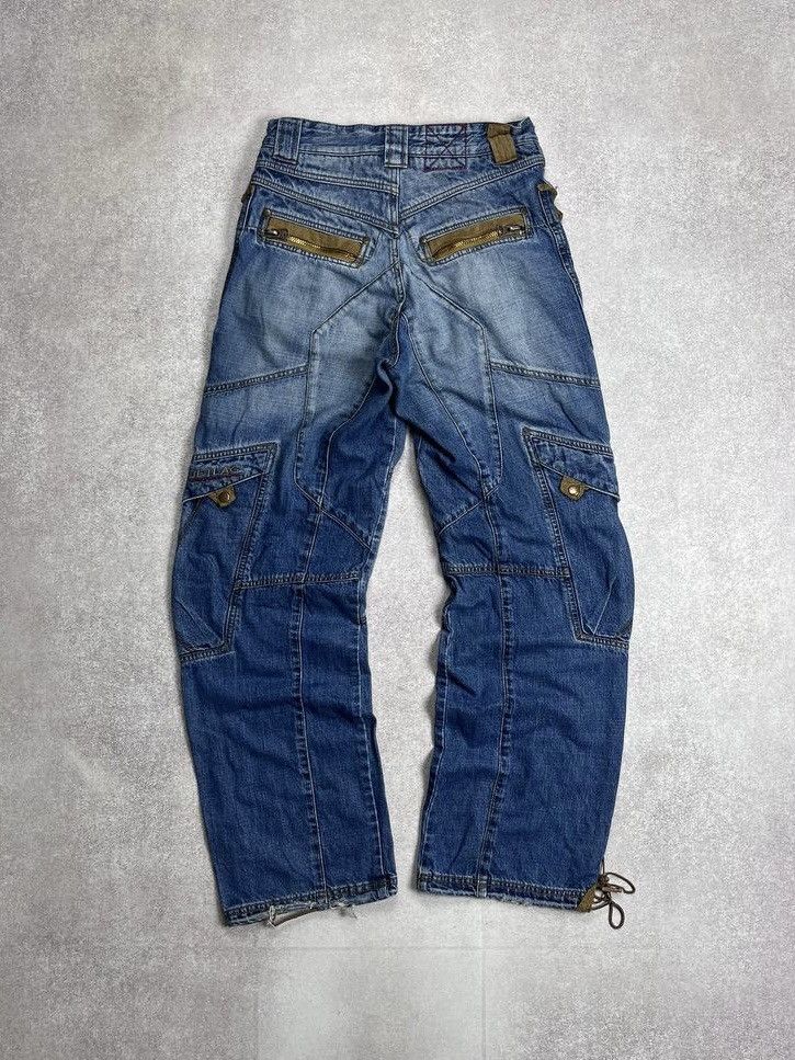 Vintage Vintage Jetlag Crazy Avantgarde Baggy Denim Jeans Cargo 32 Size US 32 / EU 48 - 3 Thumbnail