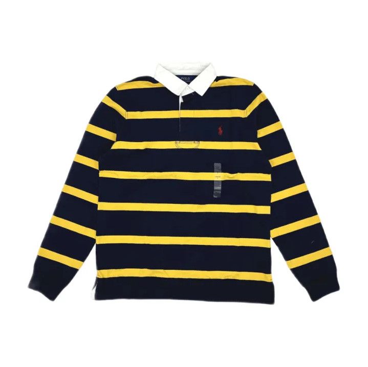Polo Ralph Lauren Polo Ralph Lauren Striped Collar Long-Sleeve T-Shirt Size US M / EU 48-50 / 2 - 1 Thumbnail