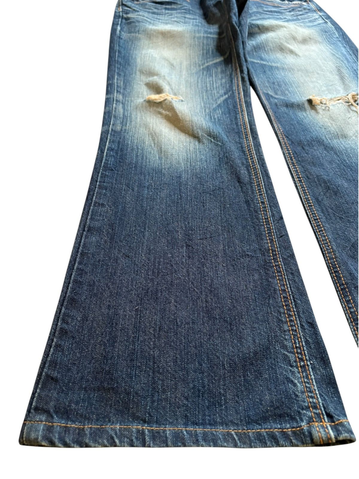 Edwin × Japanese Brand Exclusive Vintage Edwin XV Rusty Wash Bootcut Flare Jeans Size US 31 - 6 Thumbnail