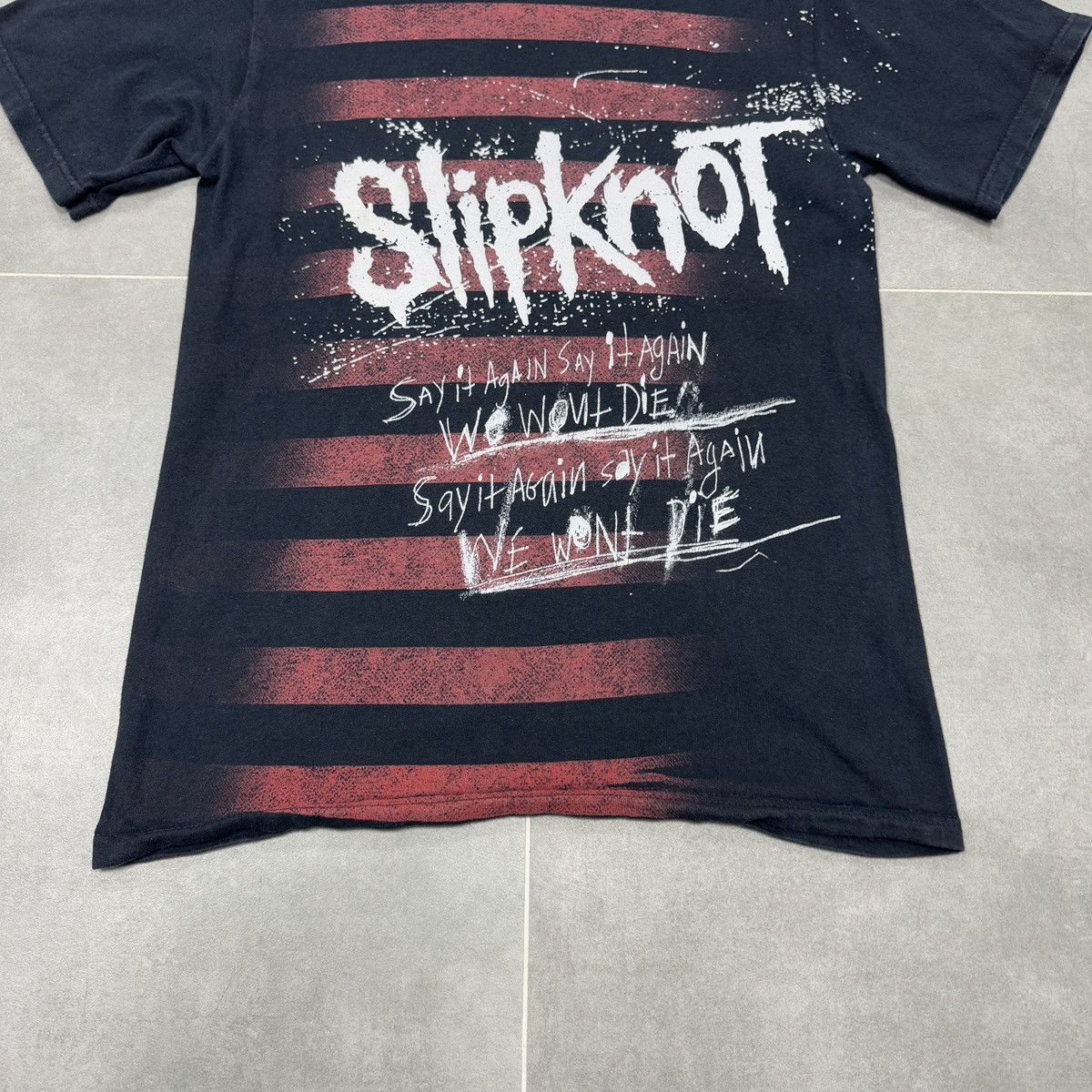 Band Tees × Slipknot × Vintage Vintage Slipknot Say it Again T-Shirt Size S Size US S / EU 44-46 / 1 - 4 Thumbnail