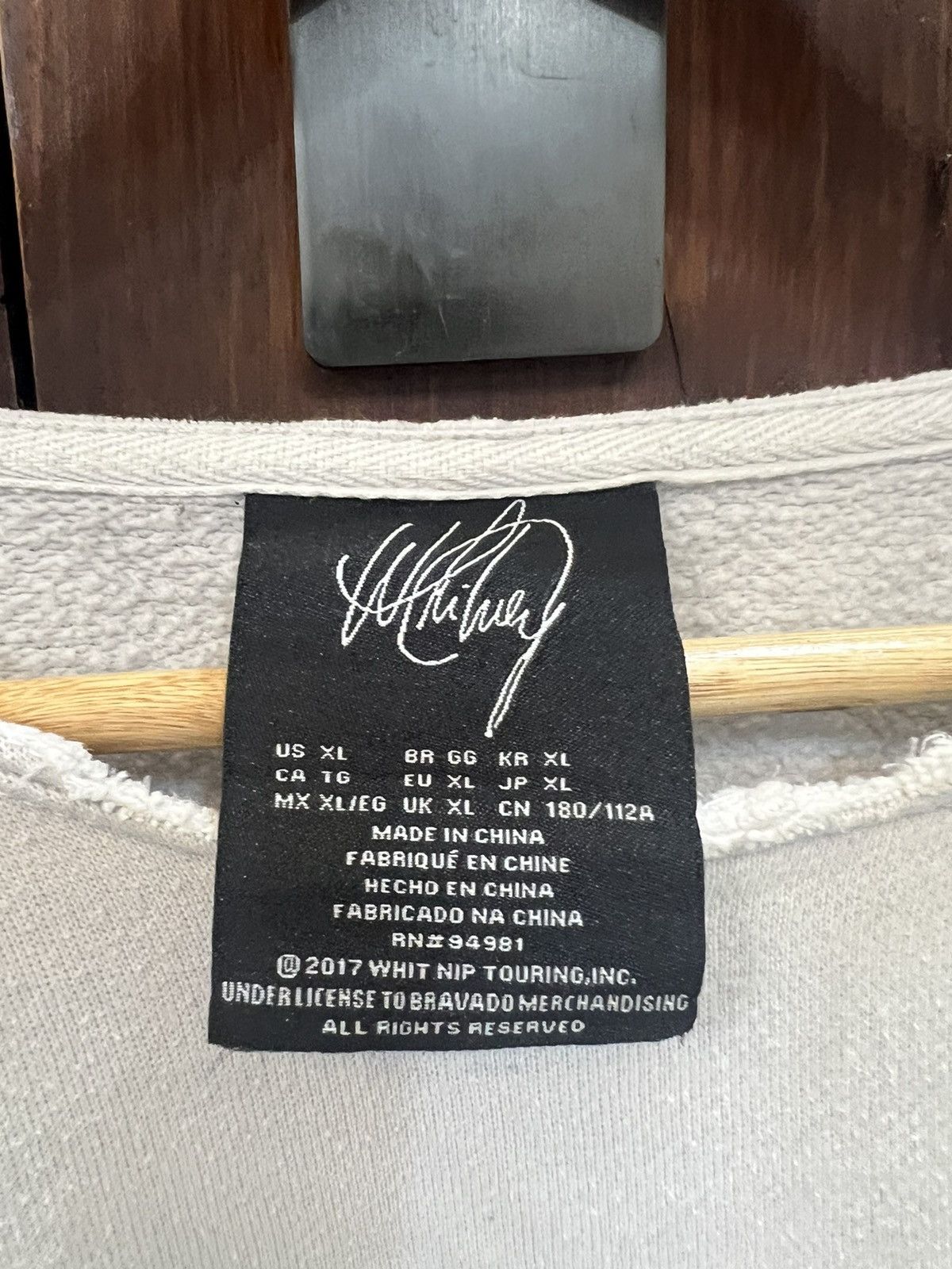 Band Tees × Vintage Whitney Single Solo Sweatshirt Size US XL / EU 56 / 4 - 6 Thumbnail