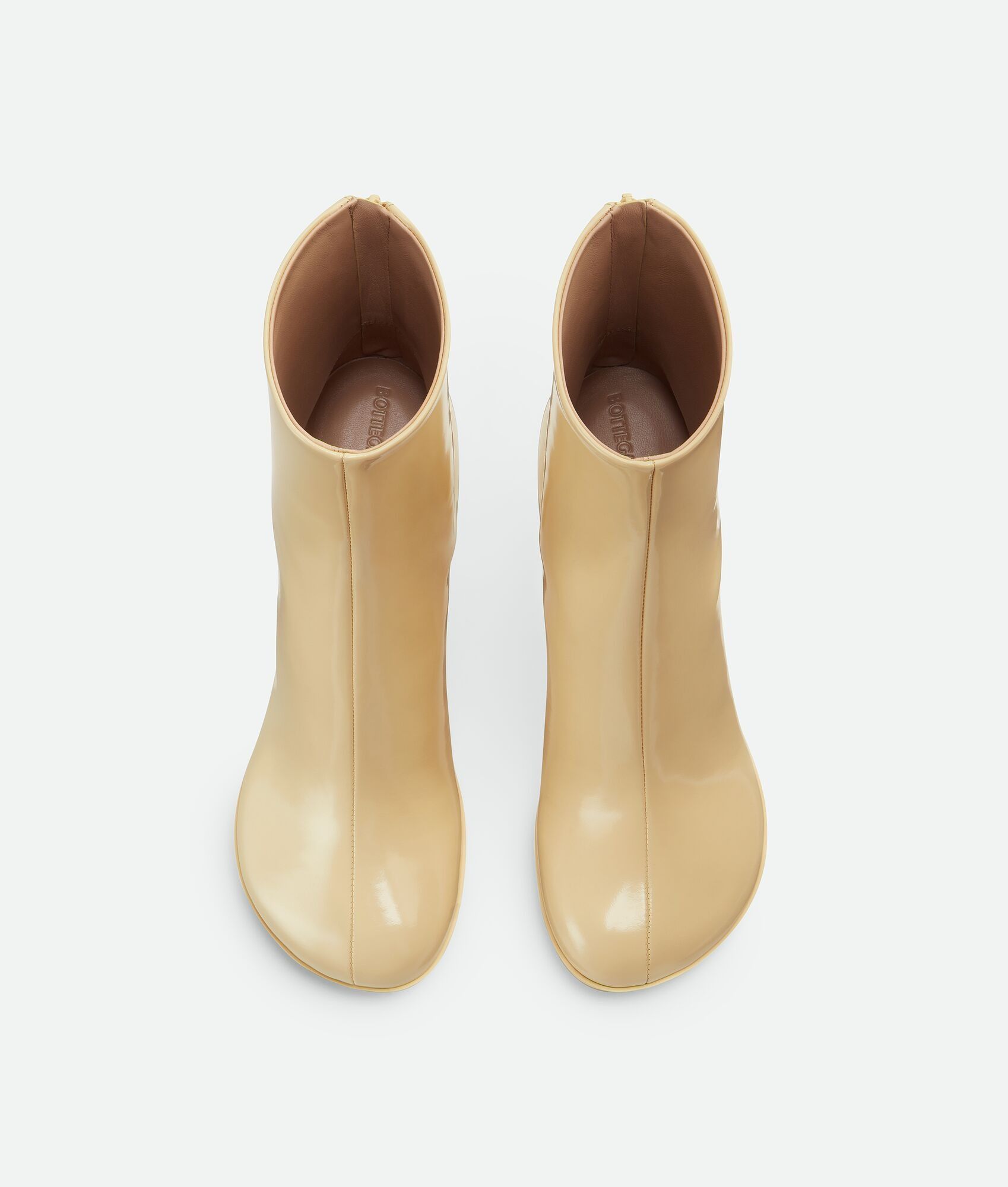 Bottega Veneta o1s1rm1125 Atomic Ankle Boots in Beige Size US 8 / IT 38 - 4 Thumbnail