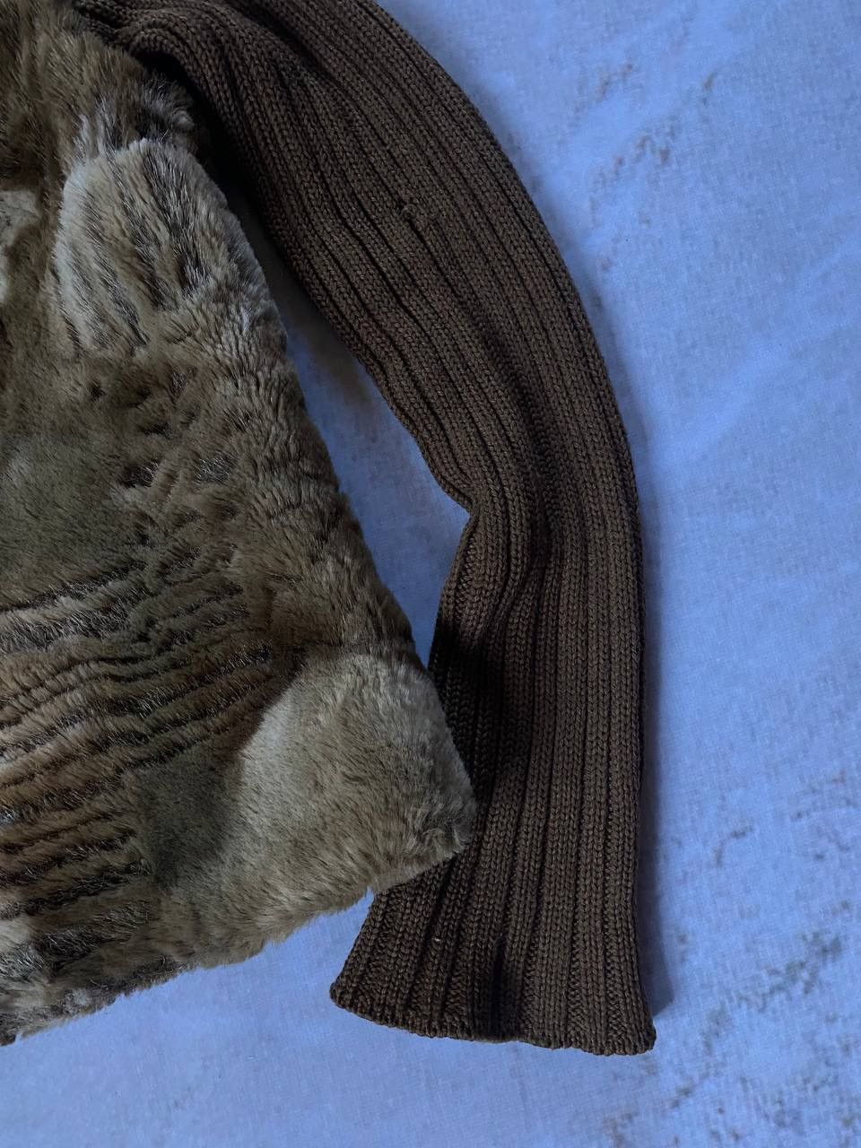 Hysteric Glamour Vintage 90s Avant Garde Fur Knit Cardigan Sweater Size US S / EU 44-46 / 1 - 5 Thumbnail