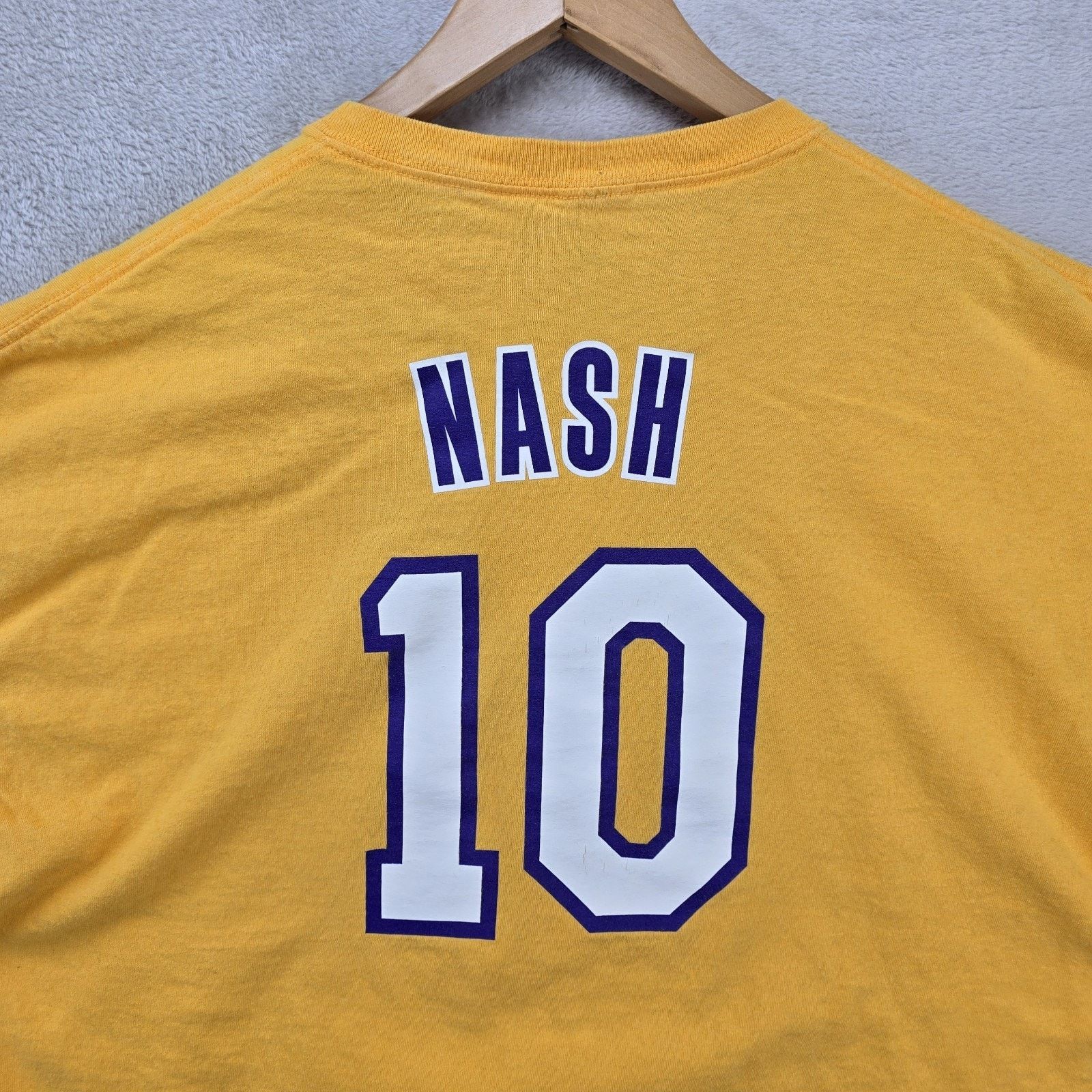 NBA NBA Los Angeles Lakers Steve Nash #10 T-Shirt Mens Size 2XL Size US XXL / EU 58 / 5 - 6 Thumbnail