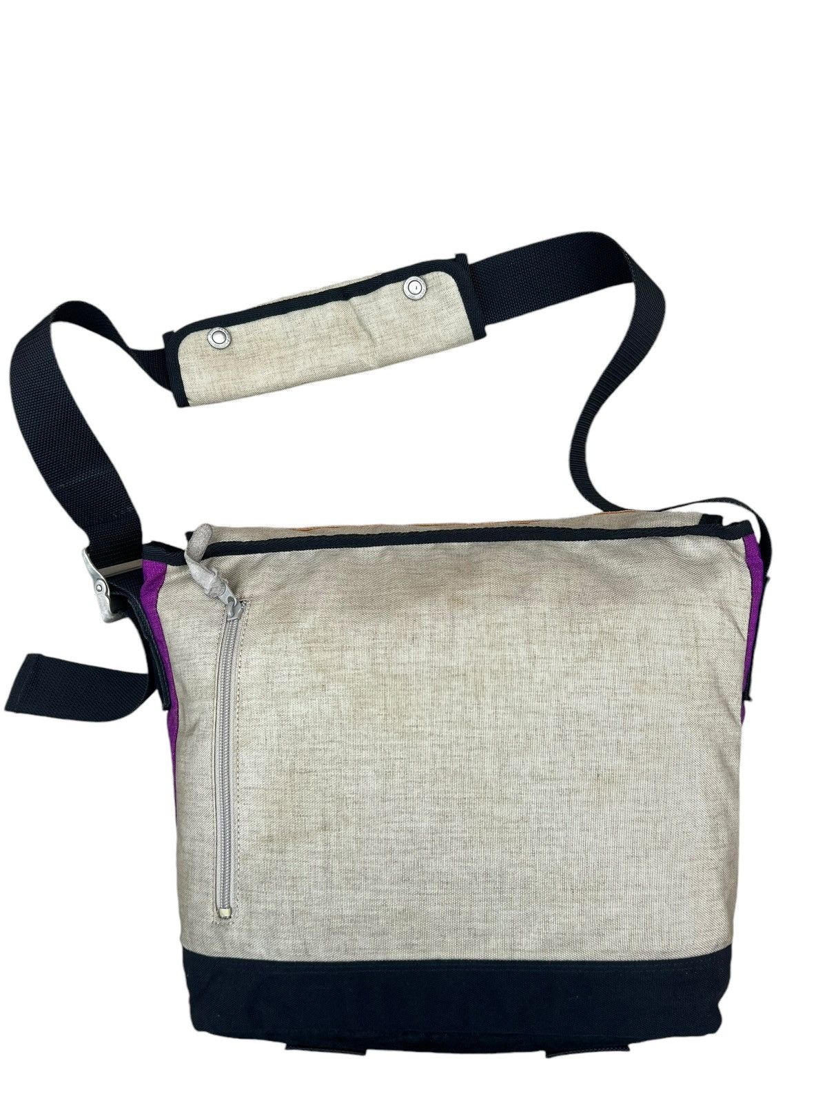 Leather × MasterPiece Vintage Masterpiece Japan Nylon Leather Messenger Bag Size ONE SIZE - 10 Thumbnail