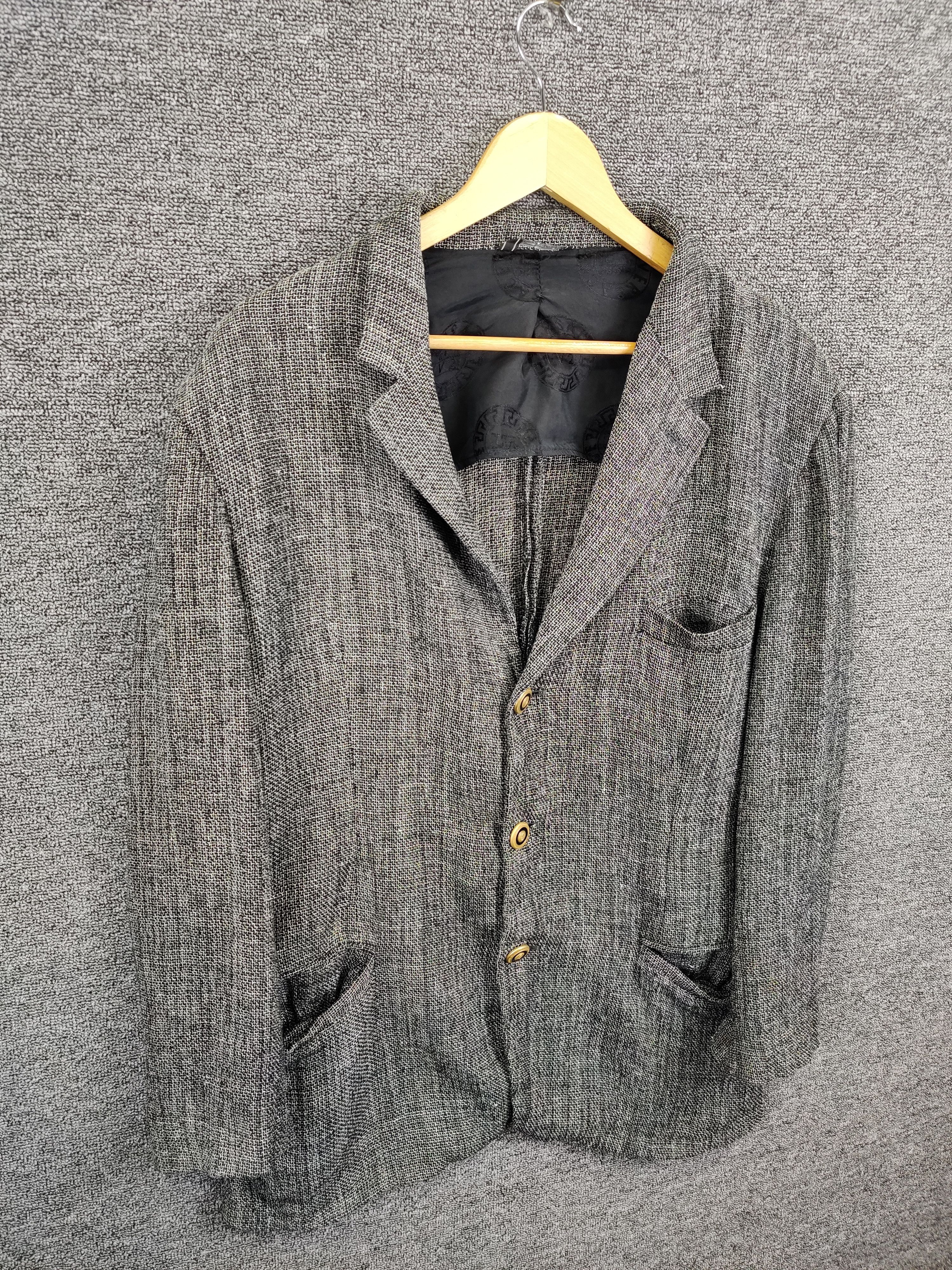 Versace Vintage 90s Versace Classic V2 Single Breasted Blazer Size US L / EU 52-54 / 3 - 4 Thumbnail