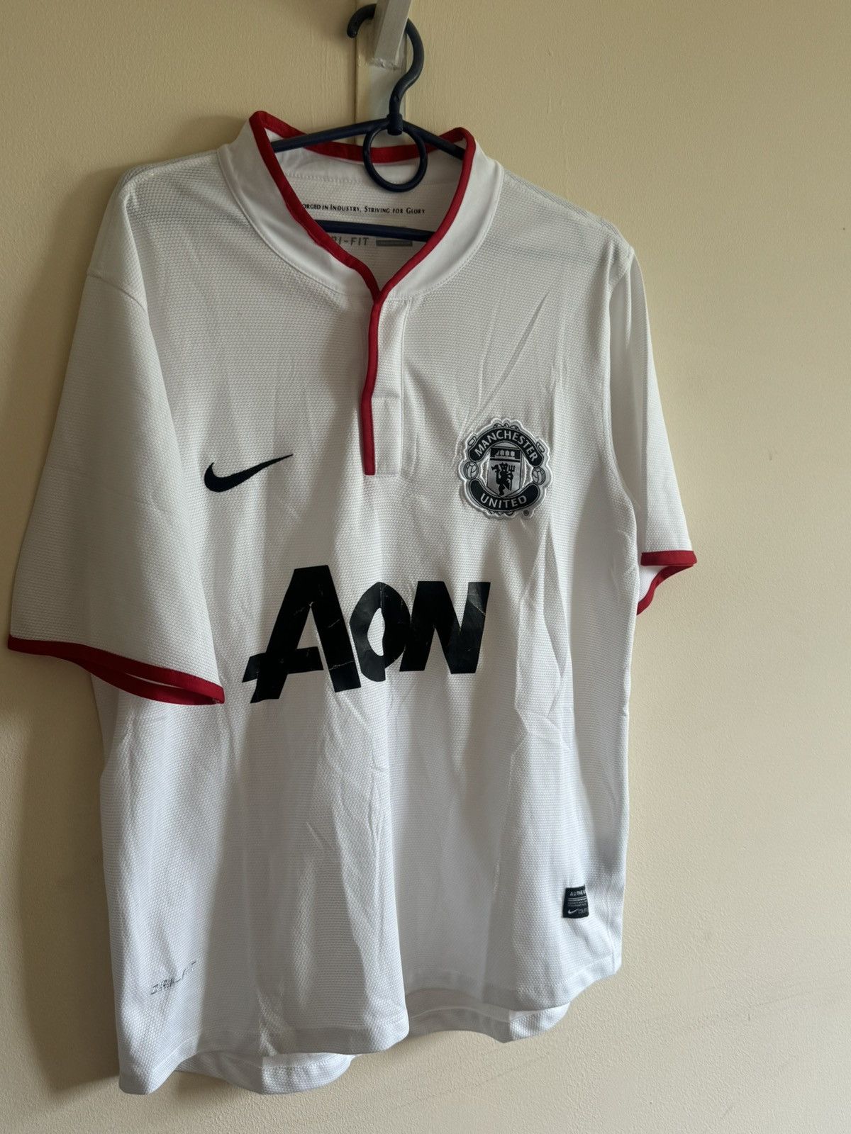 Vintage Soccer Jersey Nike Manchester United 2013 Size US M / EU 48-50 / 2 - 2 Thumbnail