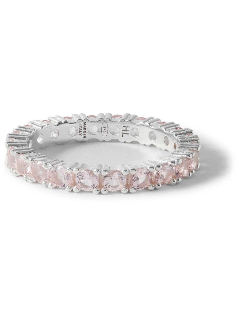 Other Silver and Pink Eternity Ring Size ONE SIZE - 3 Thumbnail