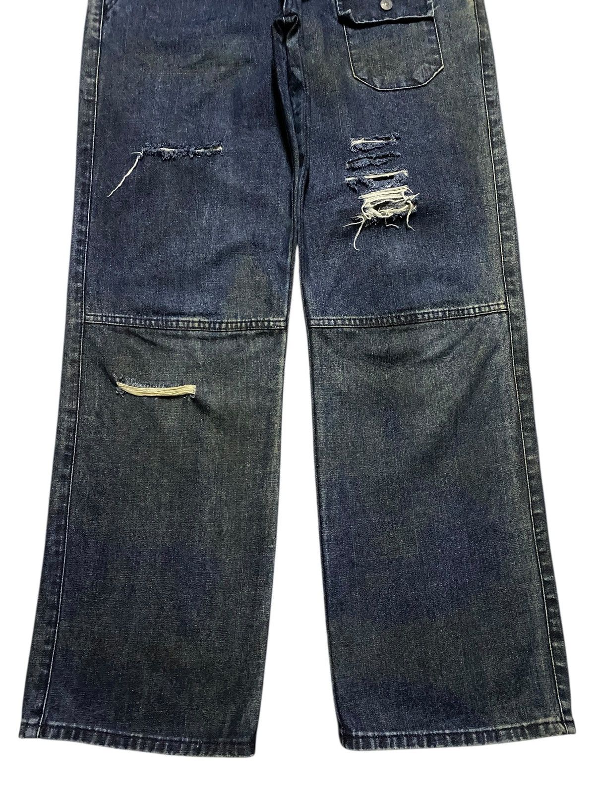Gap Vintage Gap Surveyor Distressed Baggy Jeans Size US 30 / EU 46 - 5 Thumbnail