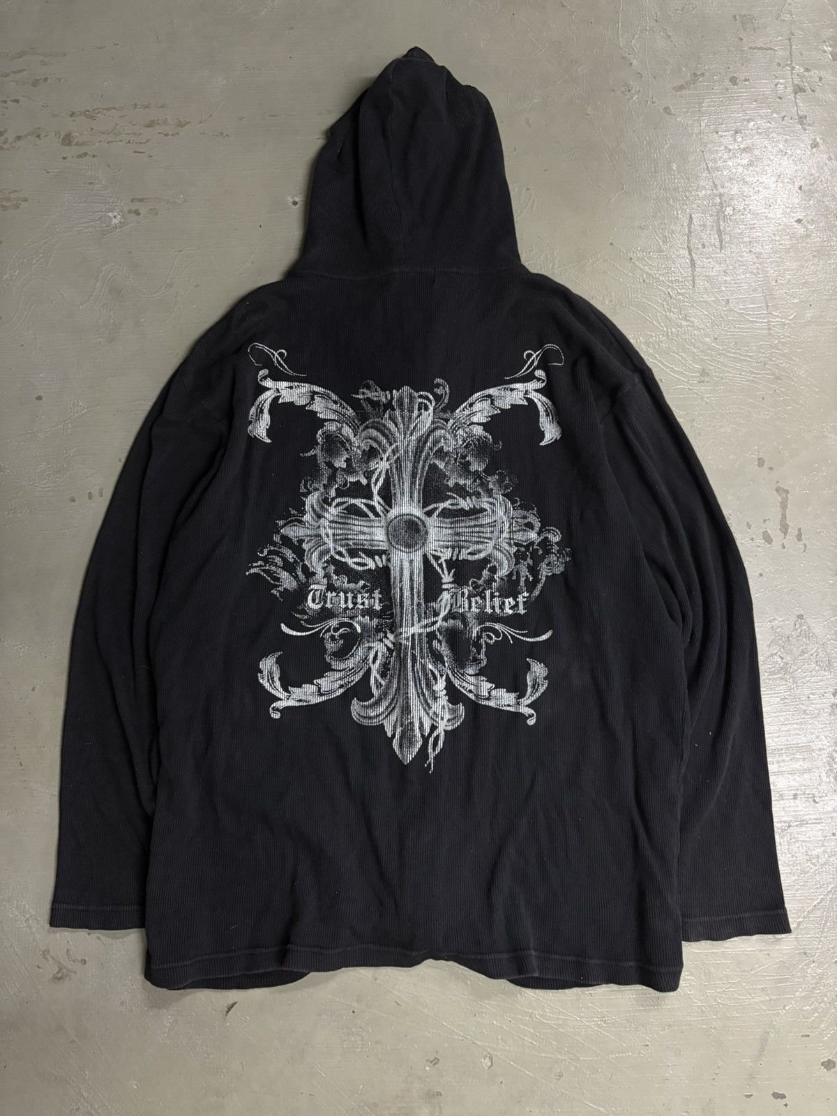 Affliction Vintage H Naoto Cross Gothic Affliction Skull Hoodie Y2K Size US L / EU 52-54 / 3 - 1 Thumbnail