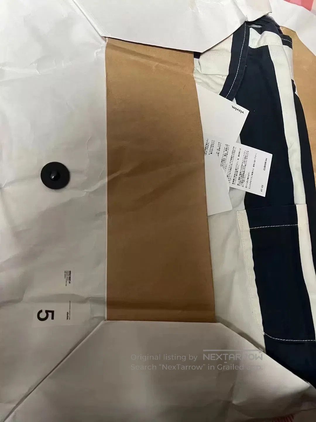 Visvim Vertical Striped Long Sleeve Button-Up Shirt. Size US XXL / EU 58 / 5 - 8 Thumbnail