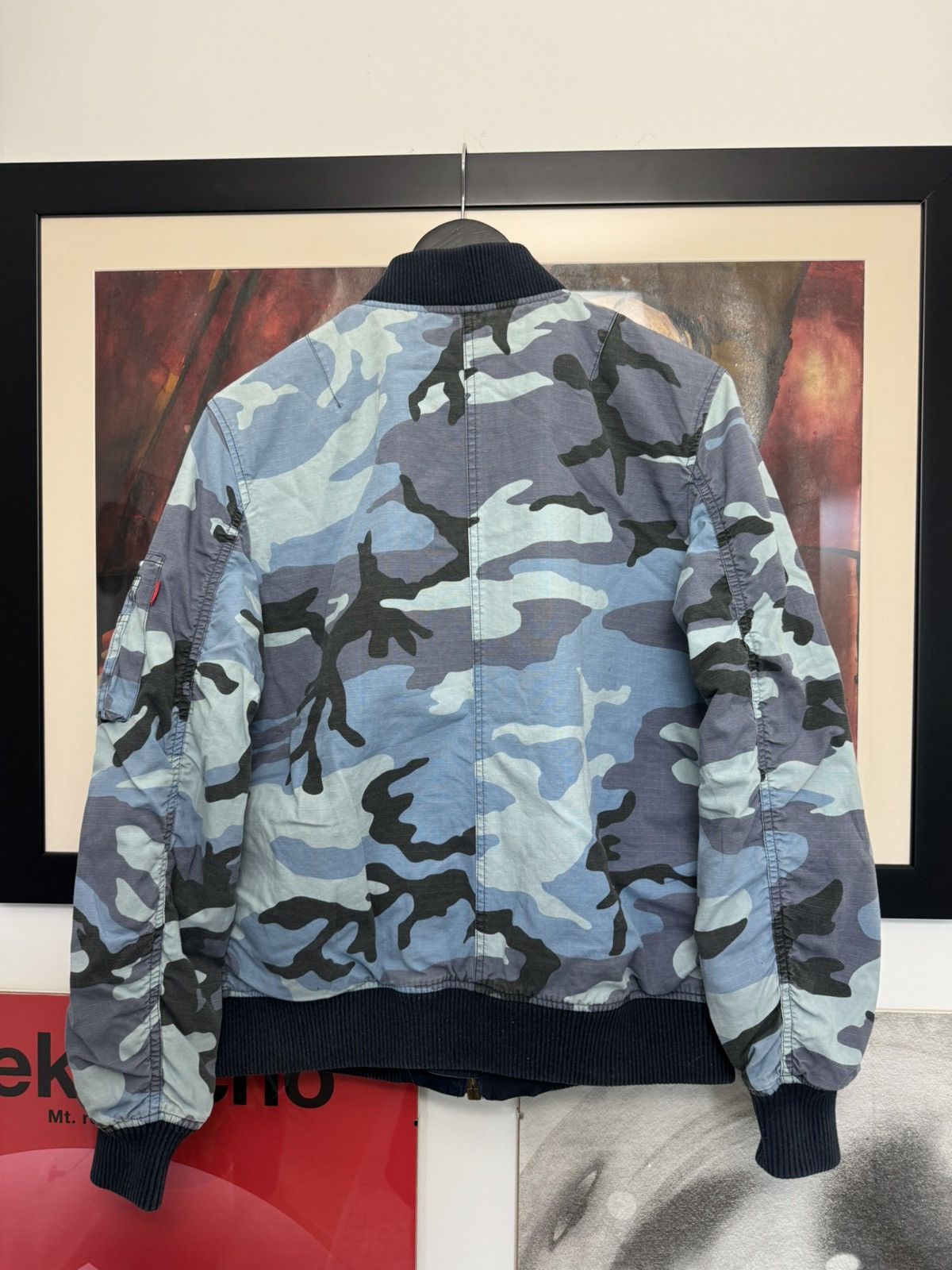 Supreme Supreme Reversible Camo Cotton MA-1 Bomber Jacket 2015 Rare Size US M / EU 48-50 / 2 - 2 Thumbnail
