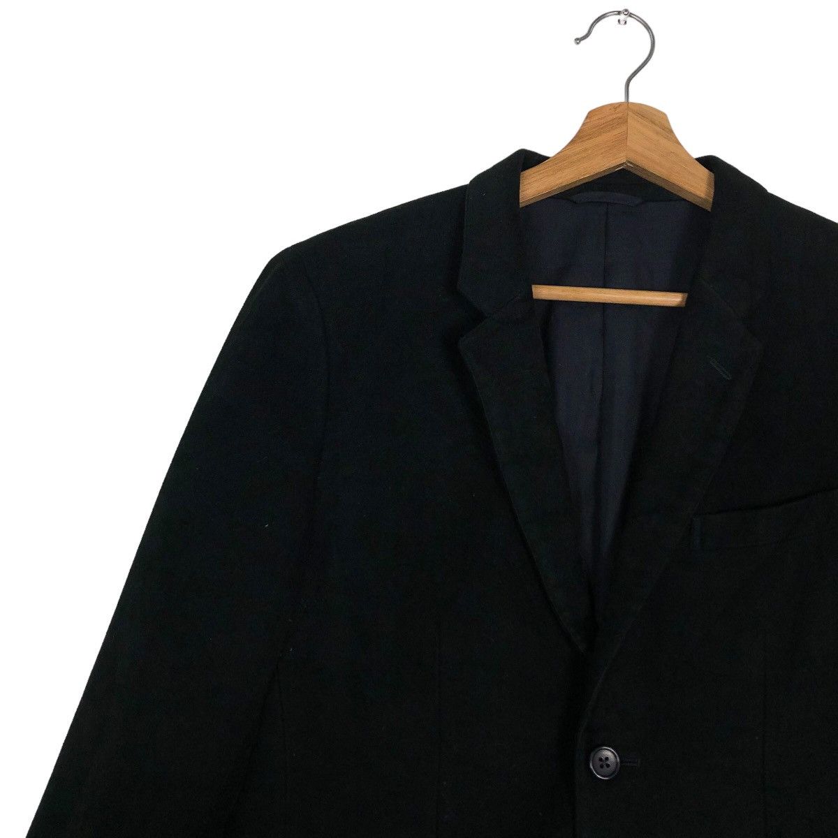 Margaret Howell 🔥Rich Black Vtg Chore Work Jacket Margaret Howell Japan Size US M / EU 48-50 / 2 - 7 Thumbnail