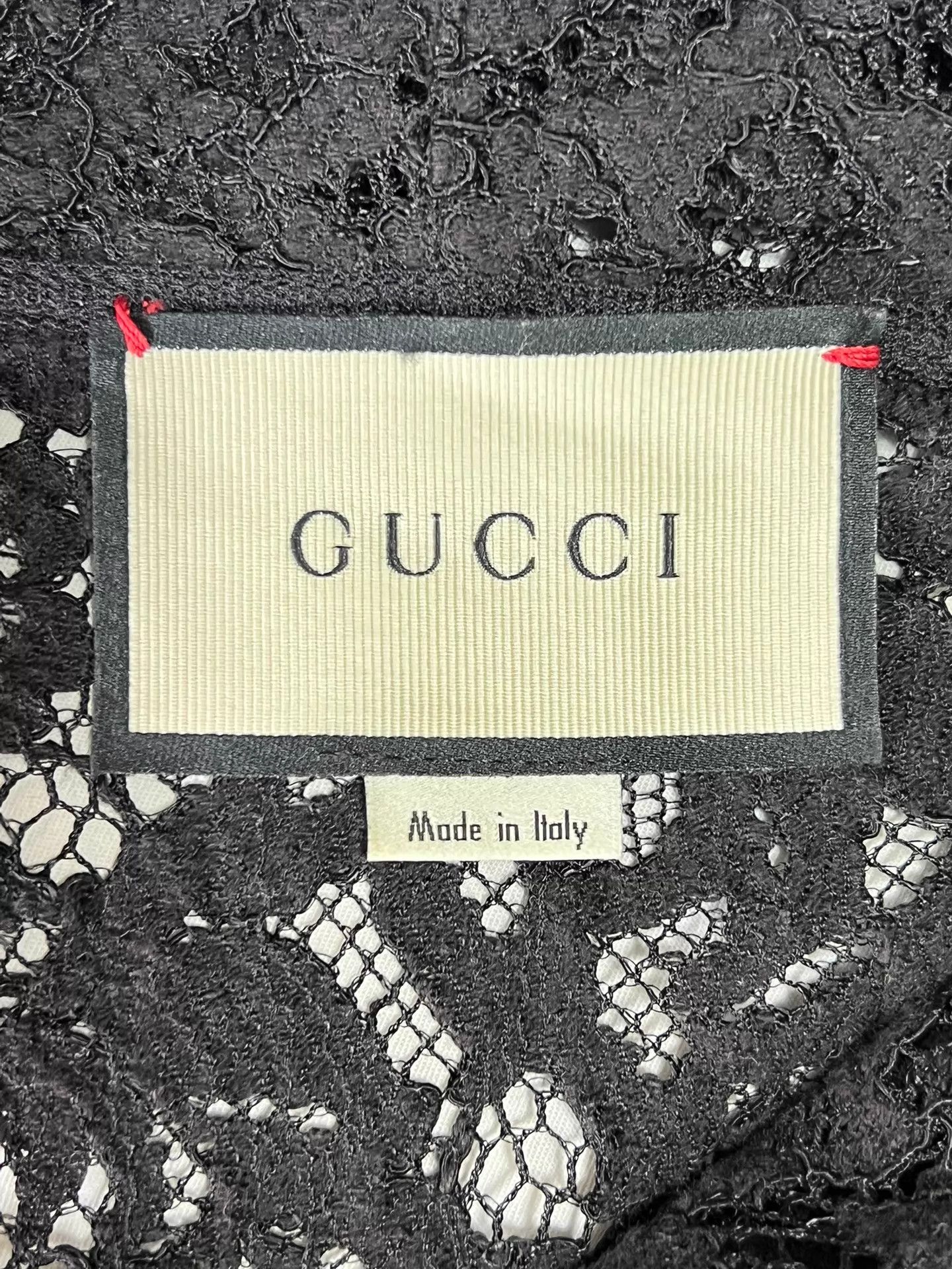 Gucci Gucci Women's Black Lace Contrast Cuff Hoodie, S Sequin Size S / US 4 / IT 40 - 6 Thumbnail