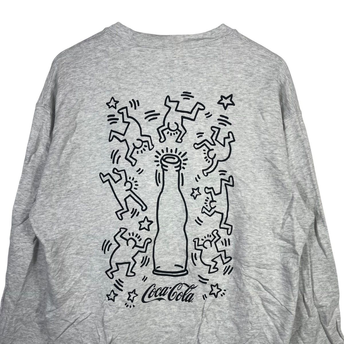 Keith Haring Coca Cola x Keith Haring Crewneck Sweatshirt Gray Graphic Size US L / EU 52-54 / 3 - 6 Thumbnail