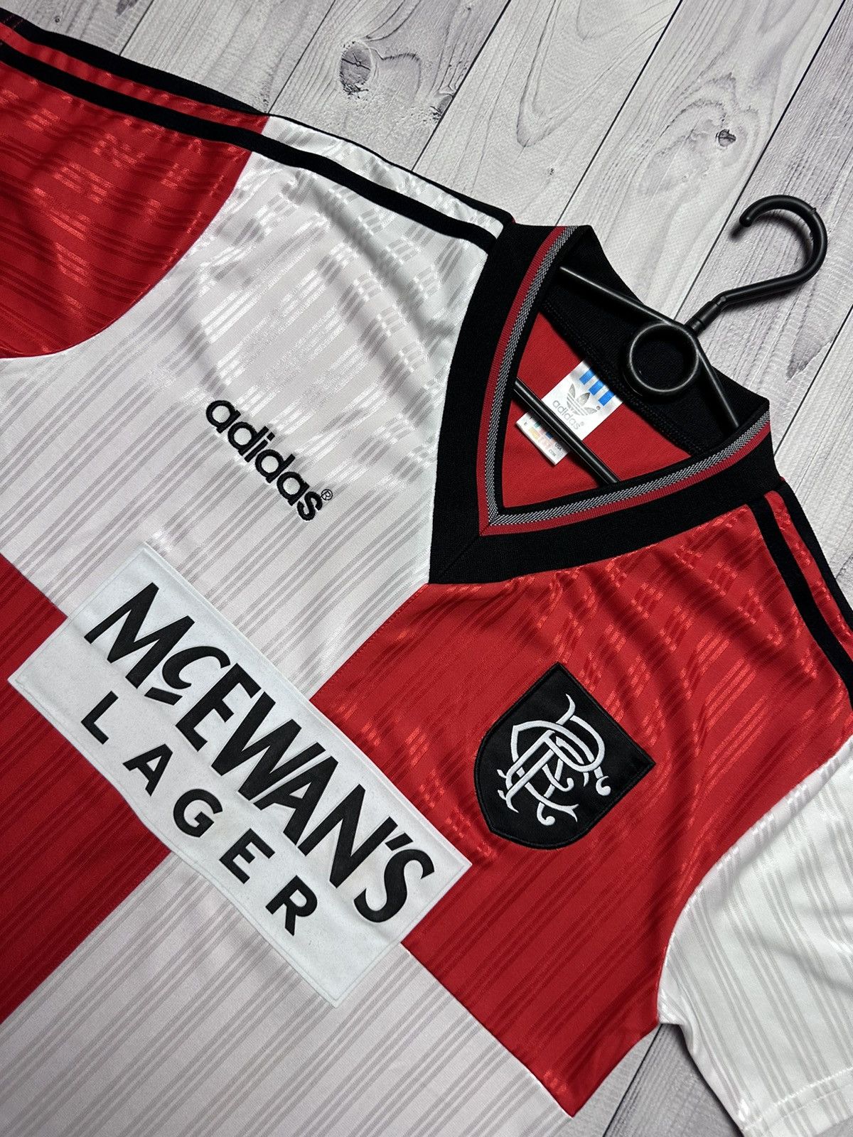 Adidas × Vintage Vintage adidas Rangers soccer jersey size M/L Size US M / EU 48-50 / 2 - 3 Thumbnail