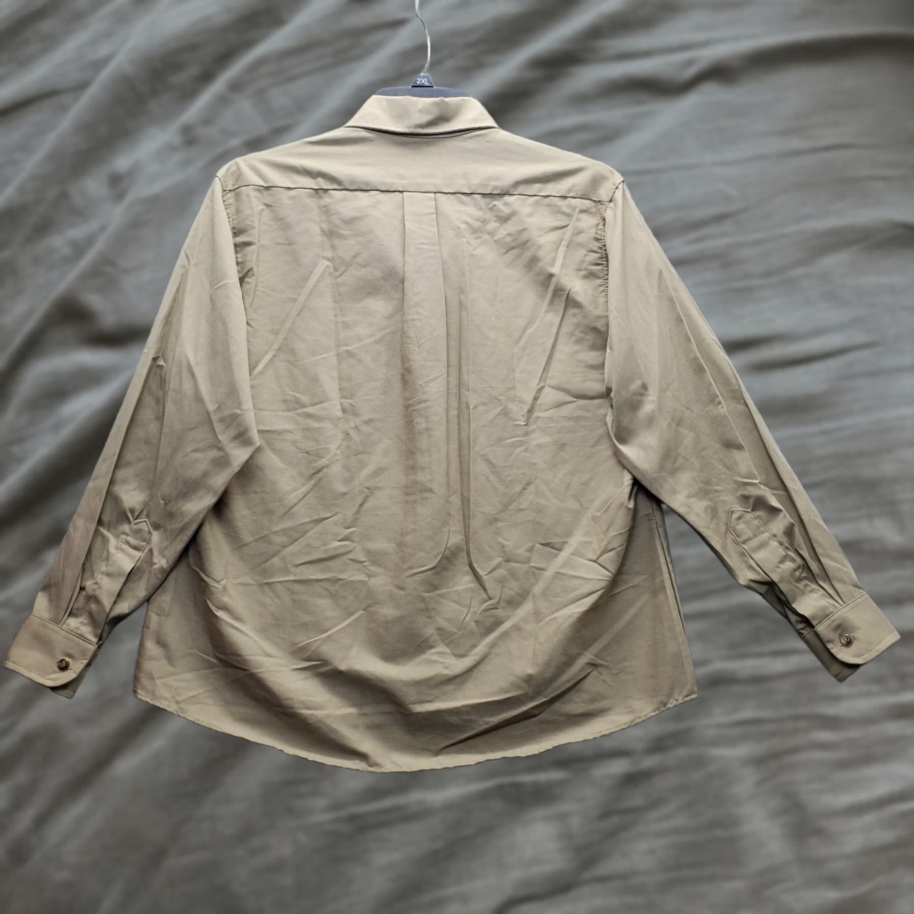 Red Kap Red Kap Woman Size 18 Brown 1923 Workwear Shirt Long Sleeve Collared Button Down Shirt Size XXL / US 16-18 / IT 52-54 - 1 Thumbnail