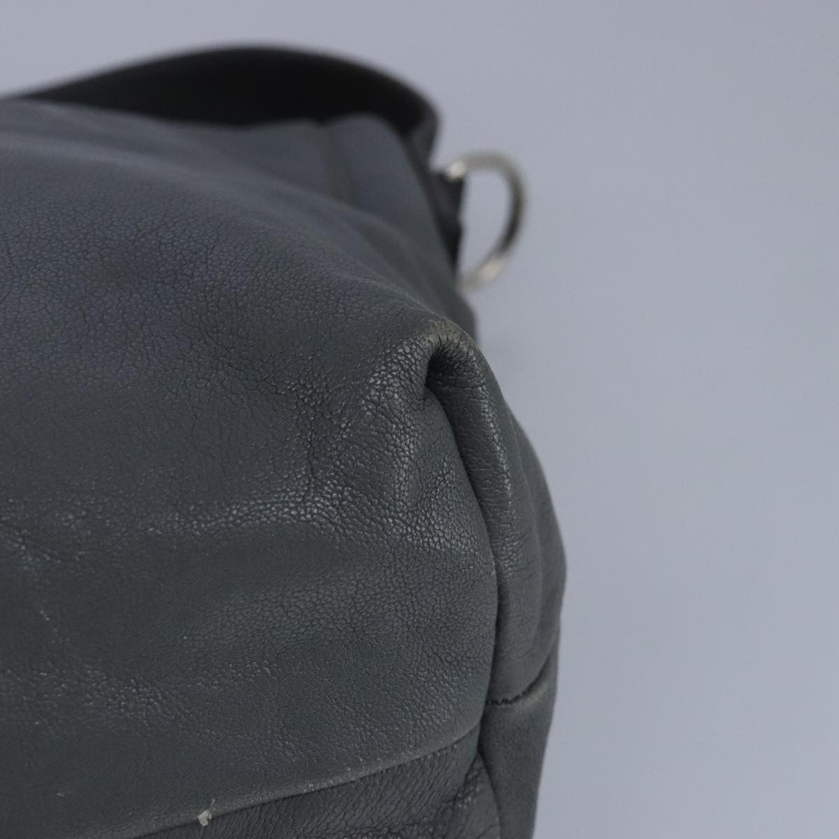 Celine CELINE Shoulder Bag Leather Gray Size ONE SIZE - 16 Thumbnail