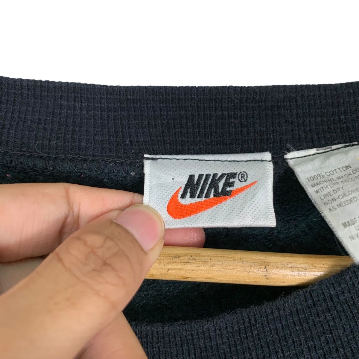 Nike NIKE Silver Tag Fan Big Logo Crewneck Sweatshirt #1175-C54 Size US M / EU 48-50 / 2 - 10 Thumbnail