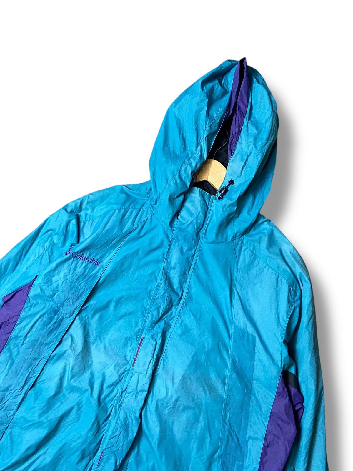 Columbia × Vintage Columbia Sportswear Hooded Light Jacket (124) Size US L / EU 52-54 / 3 - 7 Thumbnail