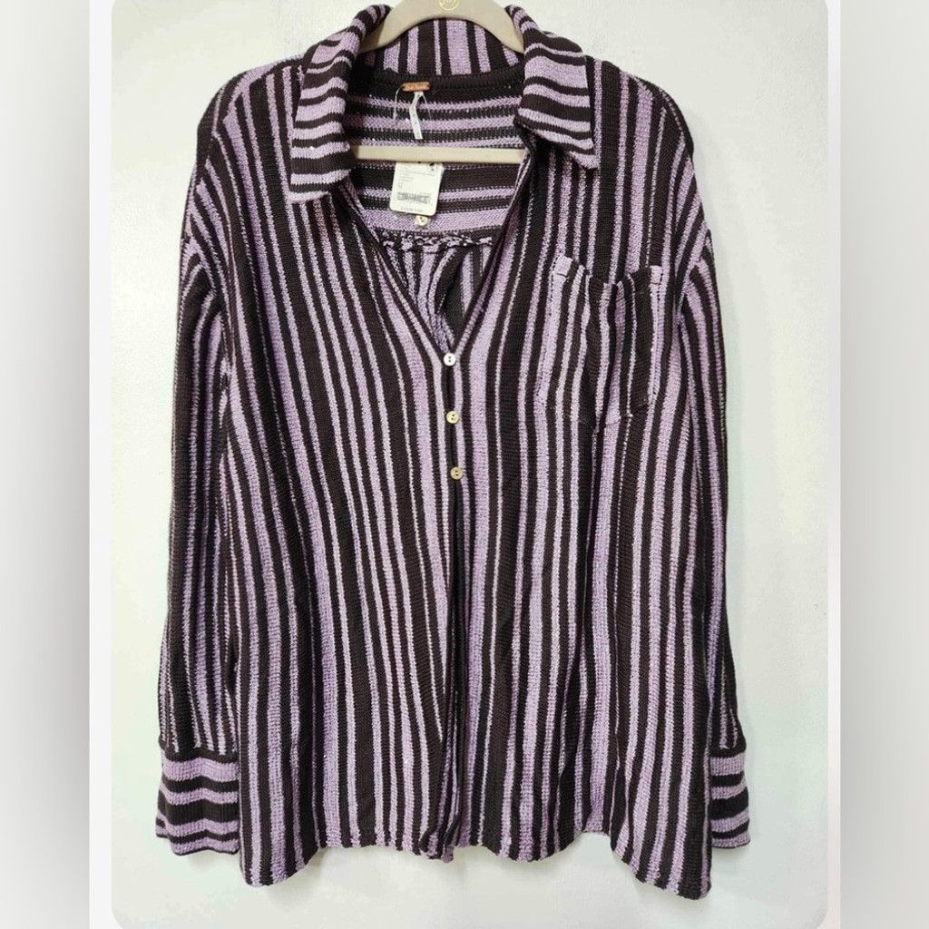Free People FREE PEOPLE Beach Bash Sweater Set Size M B.21 Size 33" - 4 Thumbnail
