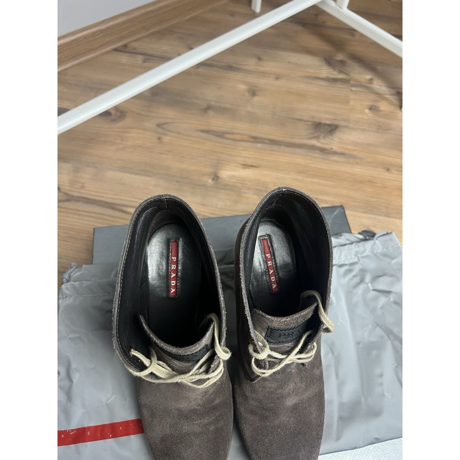 Prada Prada Logo Ankle Boots Booties Shoes Womens Size 38 EU 7.5 U Size US 7.5 / IT 37.5 - 9 Thumbnail