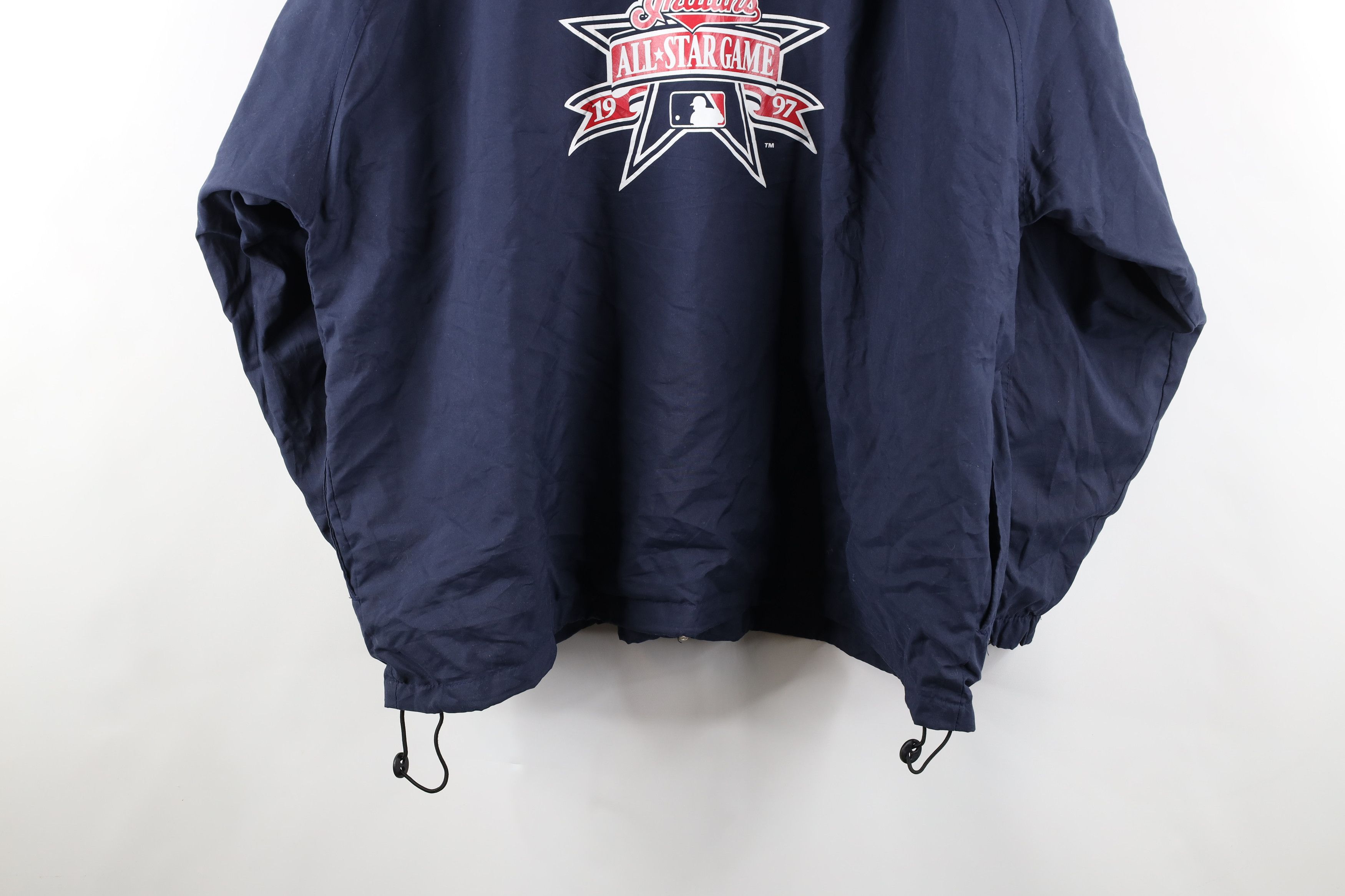 Vintage Vintage 90s Baseball All Star Game Cleveland Indians Jacket Size US XXL / EU 58 / 5 - 12 Thumbnail