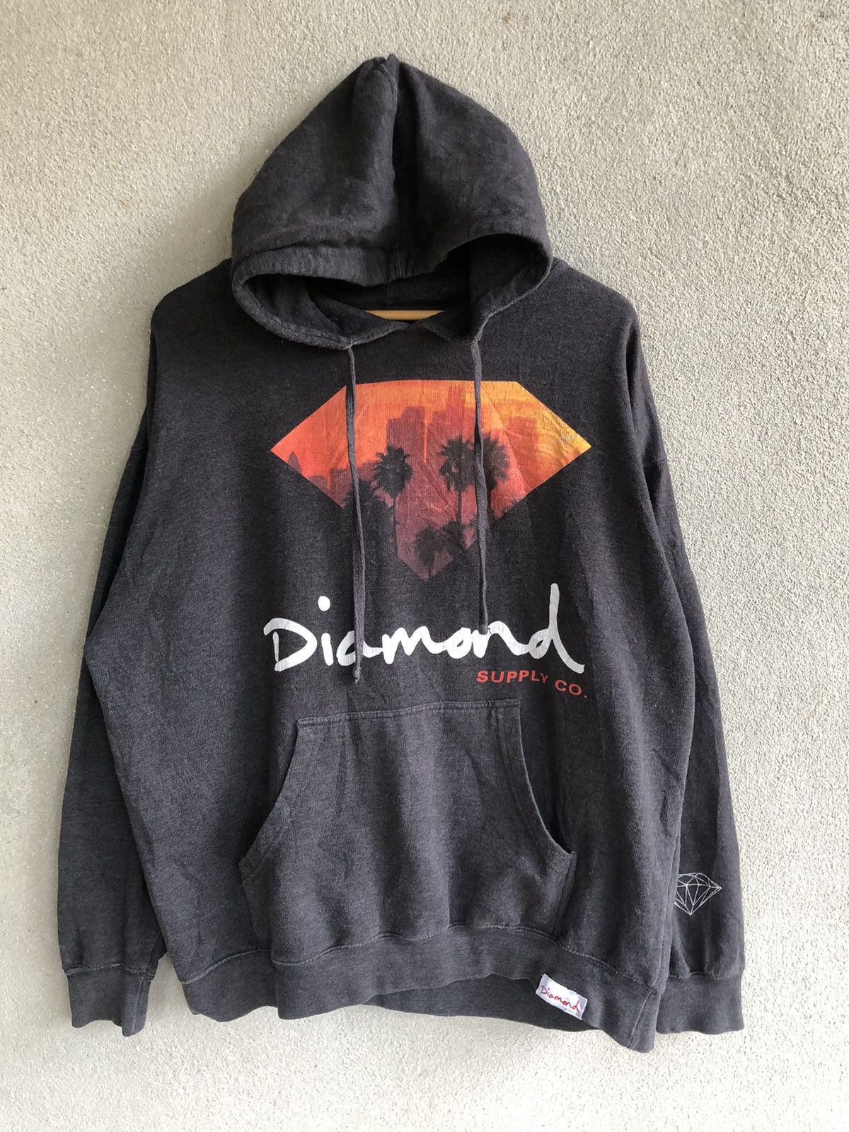image of Diamond Supply Co Hoodie in Black, Men's (Size Large)