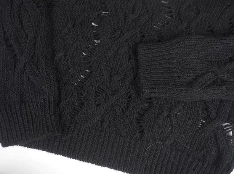 Our Legacy Our Legacy size32 Black lace-knitted sweater Size US S / EU 44-46 / 1 - 7 Thumbnail