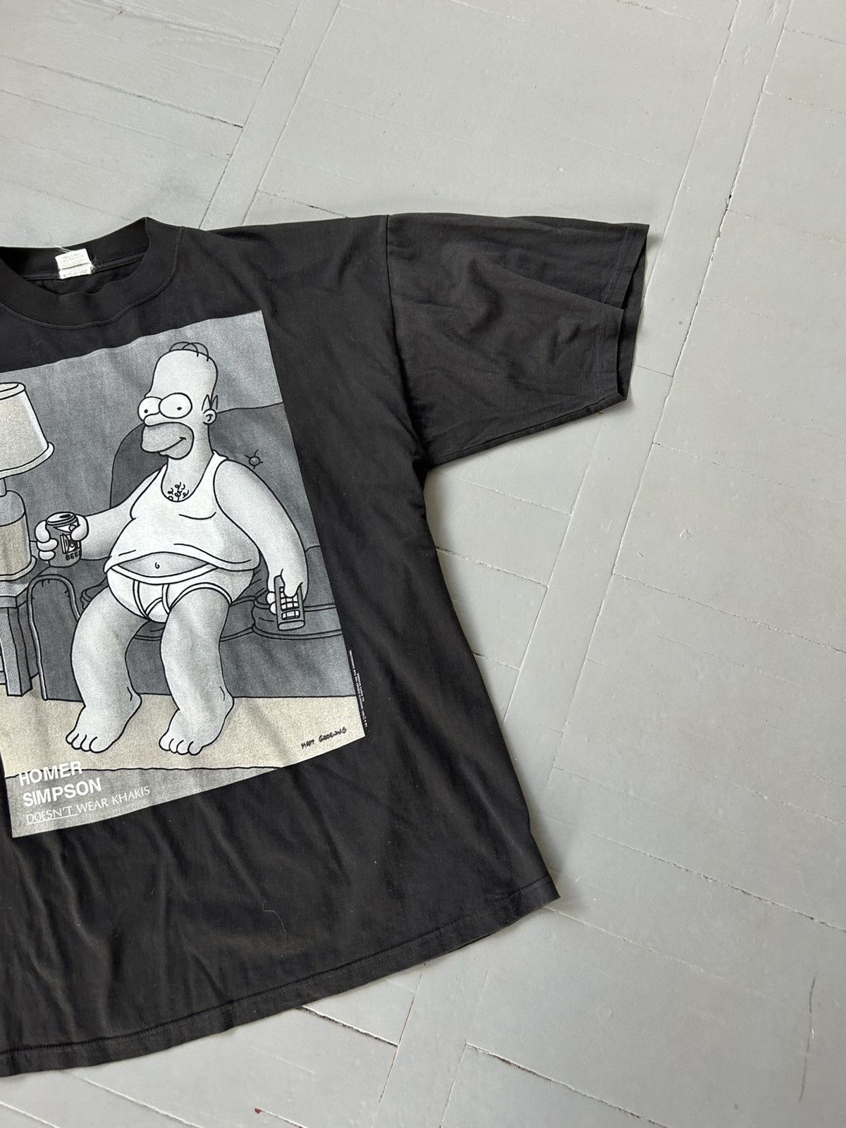 The Simpsons The Simpsons movie vintage T-shirt 90s Homer Simpson Size US XL / EU 56 / 4 - 3 Thumbnail