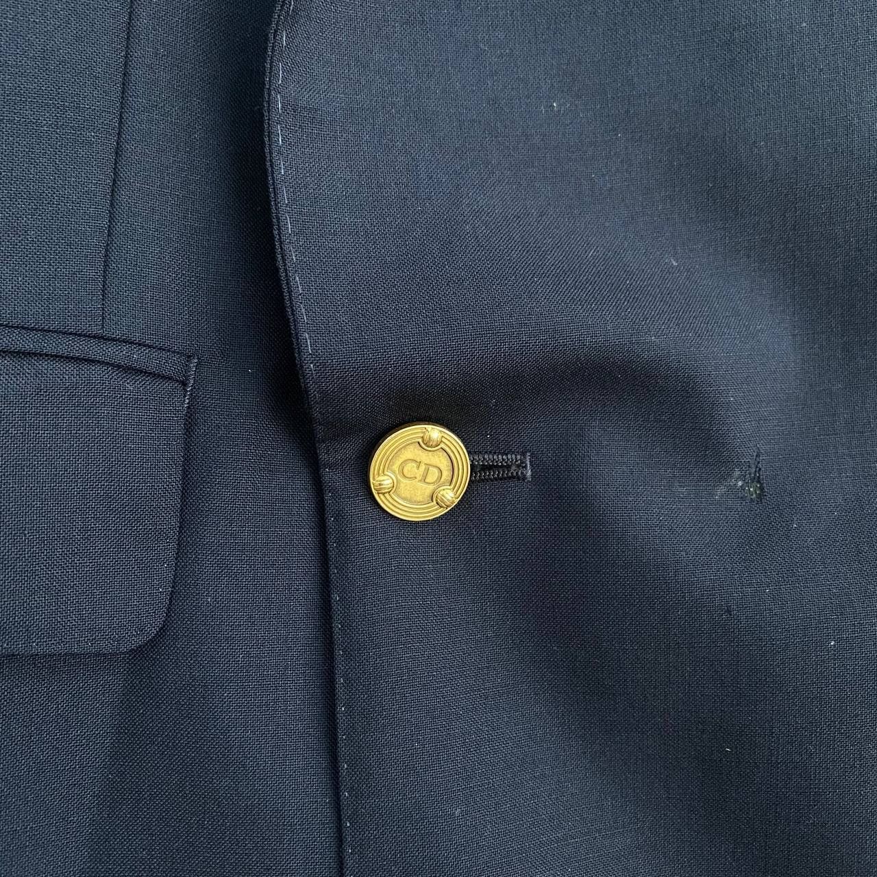 Christian Dior Monsieur Vintage Double Breasted Blazer Gold Button by Christian Dior Size US L / EU 52-54 / 3 - 7 Thumbnail