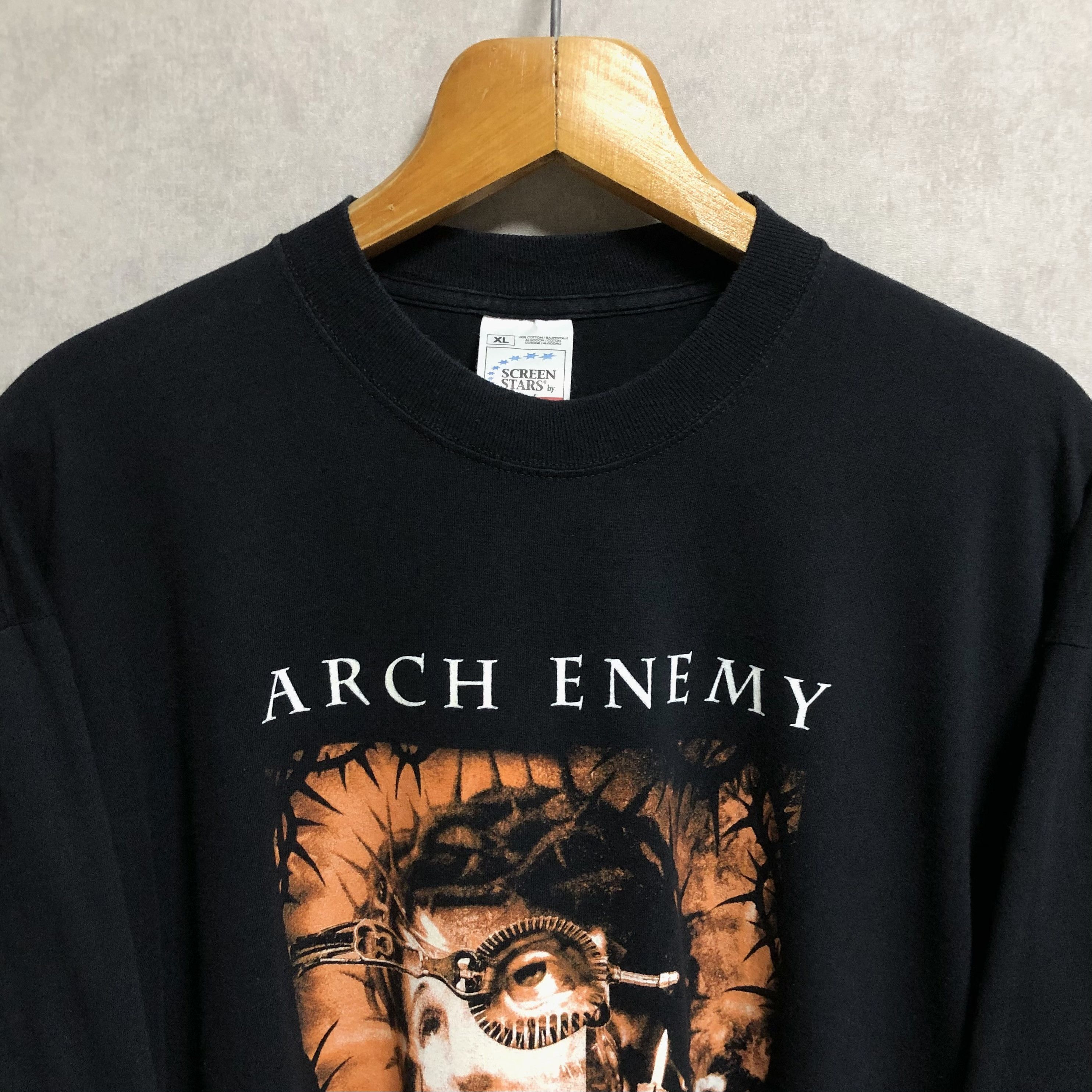 Band Tees 2001 Arch Enemy First Deadly Sin Tour Long Sleeve Tee Size US L / EU 52-54 / 3 - 5 Thumbnail
