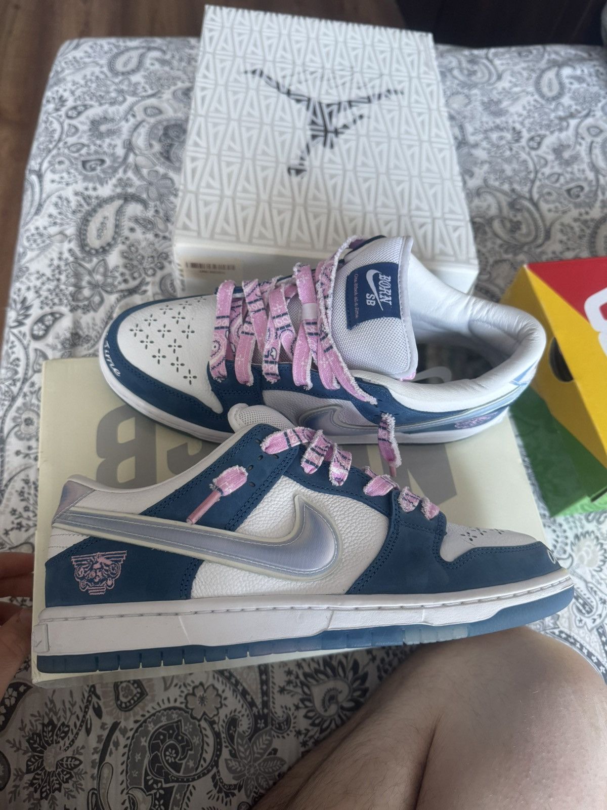 Nike Nike Sb Dunk Low Born x Raised One Block at Time 8,5US Size US 8.5 / EU 41-42 - 7 Thumbnail