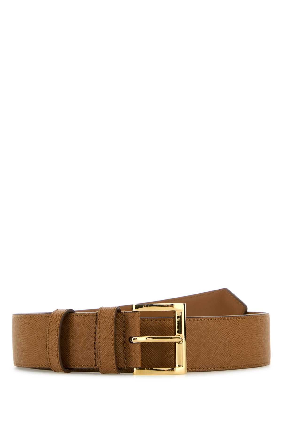 Prada Caramel Leather Belt Size ONE SIZE - 1 Thumbnail