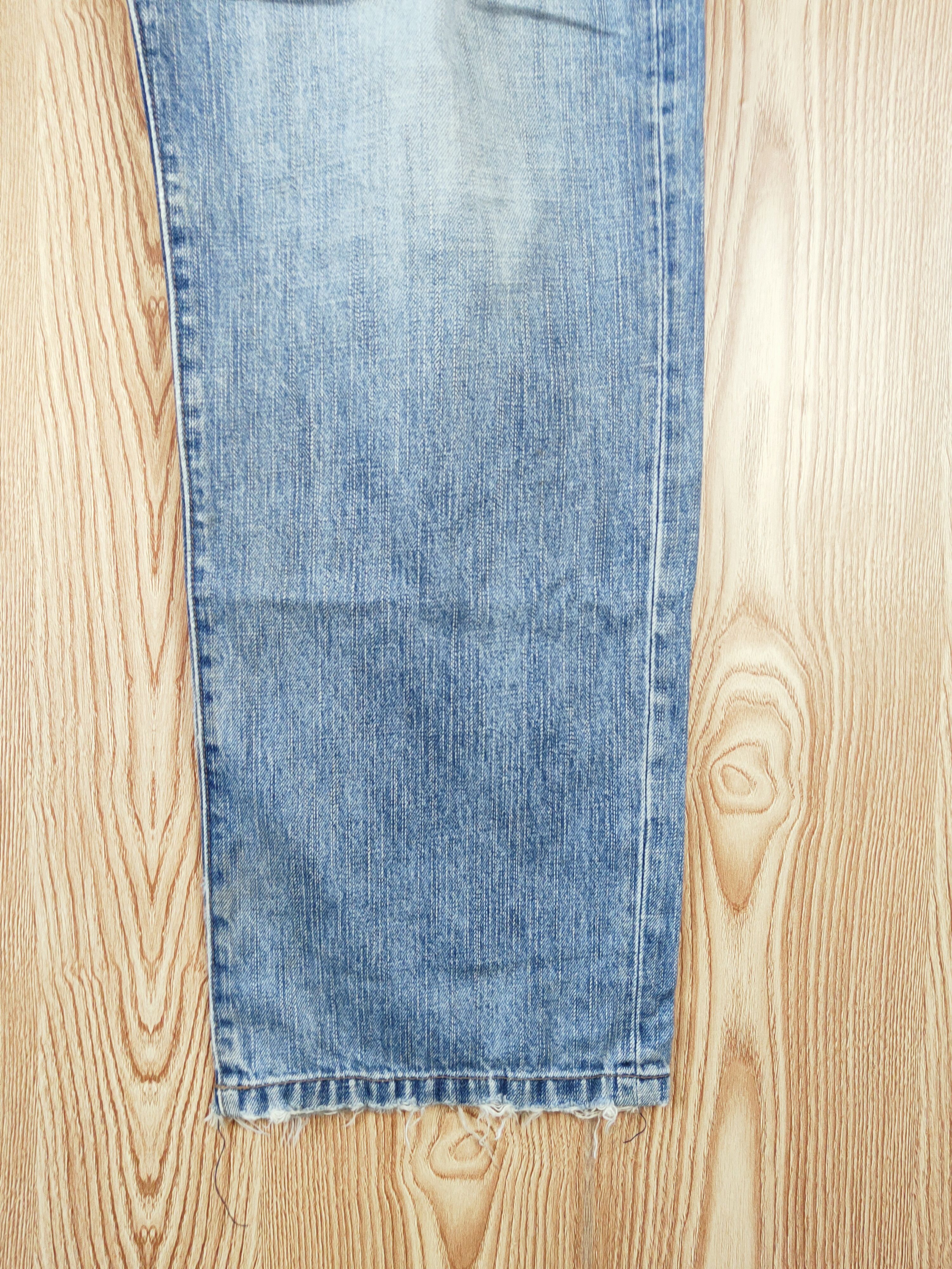 Brooklyn Industries Brooklyn Industries Blue Faded Distressed Ripped Jeans #W938 Size US 34 / EU 50 - 6 Thumbnail
