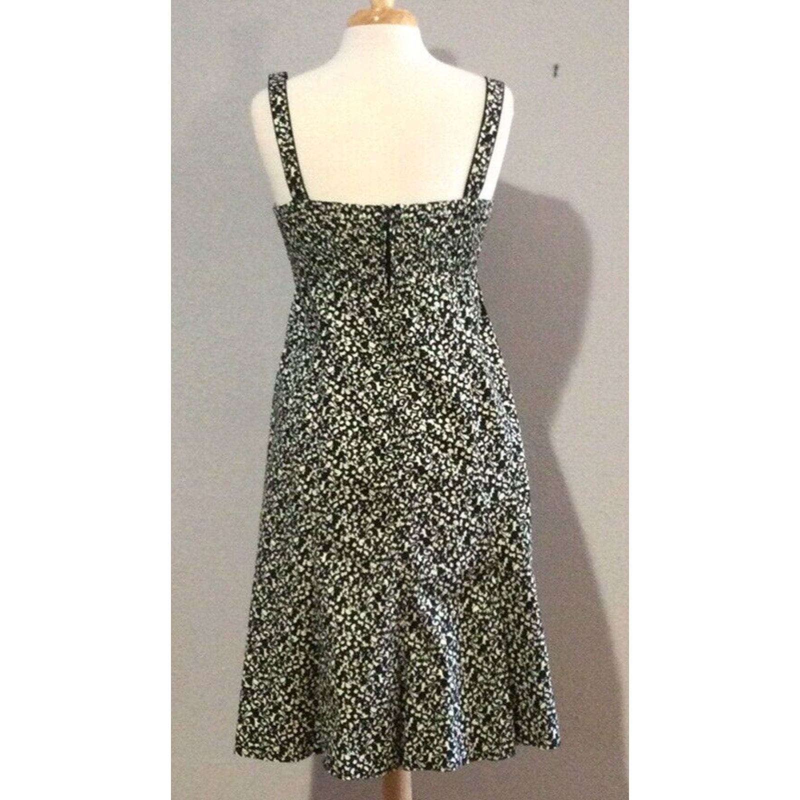Vintage R&K Originals Black & White A Line Sundress Size 8 Size M / US 6-8 / IT 42-44 - 10 Thumbnail