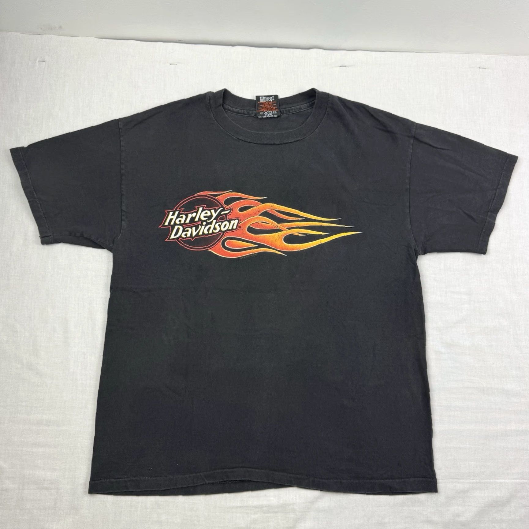 Harley Davidson VINTAGE Harley-Davidson T Shirt Adult Large Shirt Mens 90s USA Bike Desert Tucson Arizona Black Size US L / EU 52-54 / 3 - 3 Thumbnail