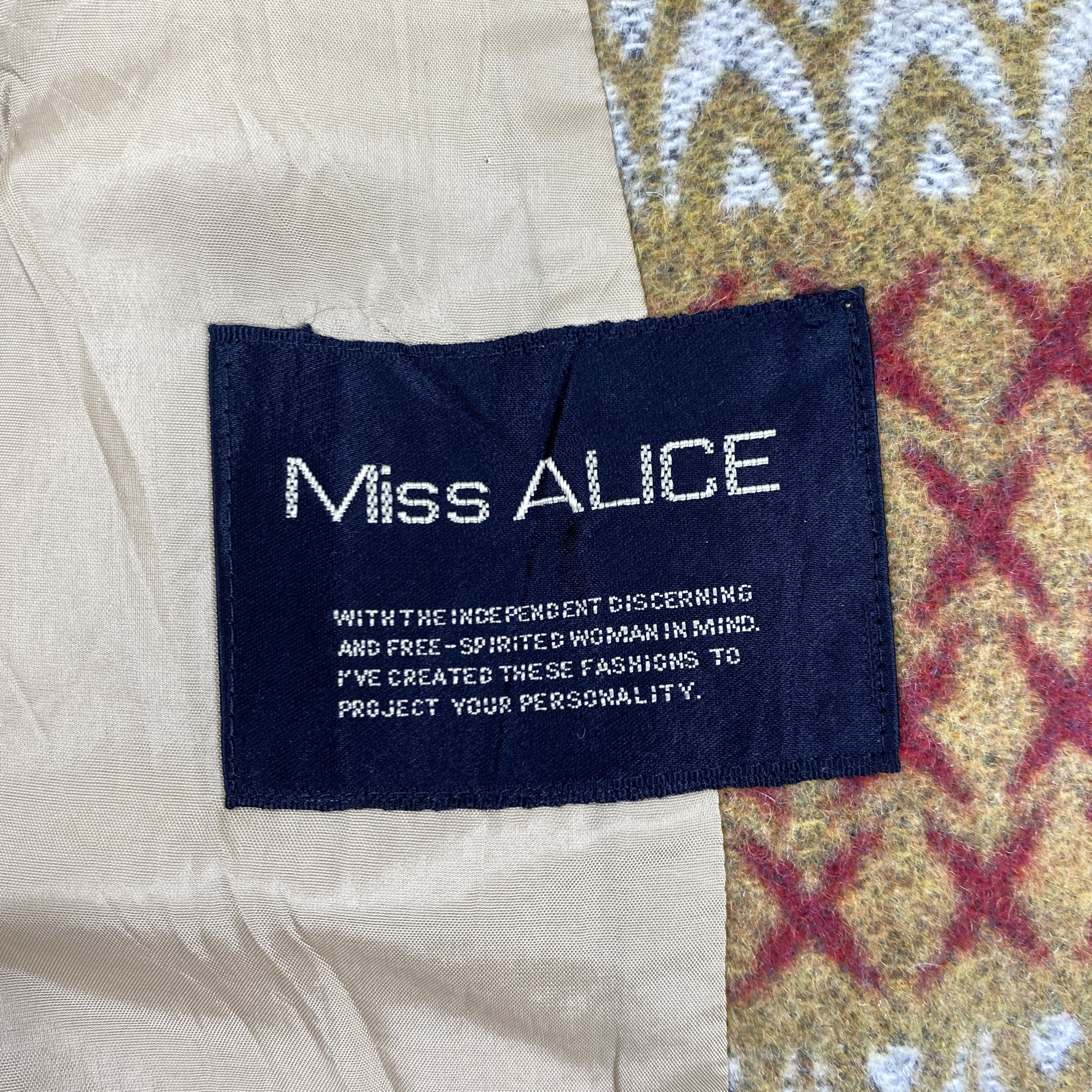 Japanese Brand Japanese Brand Miss Alice Wool Jacket -J191 Size M / US 6-8 / IT 42-44 - 7 Thumbnail