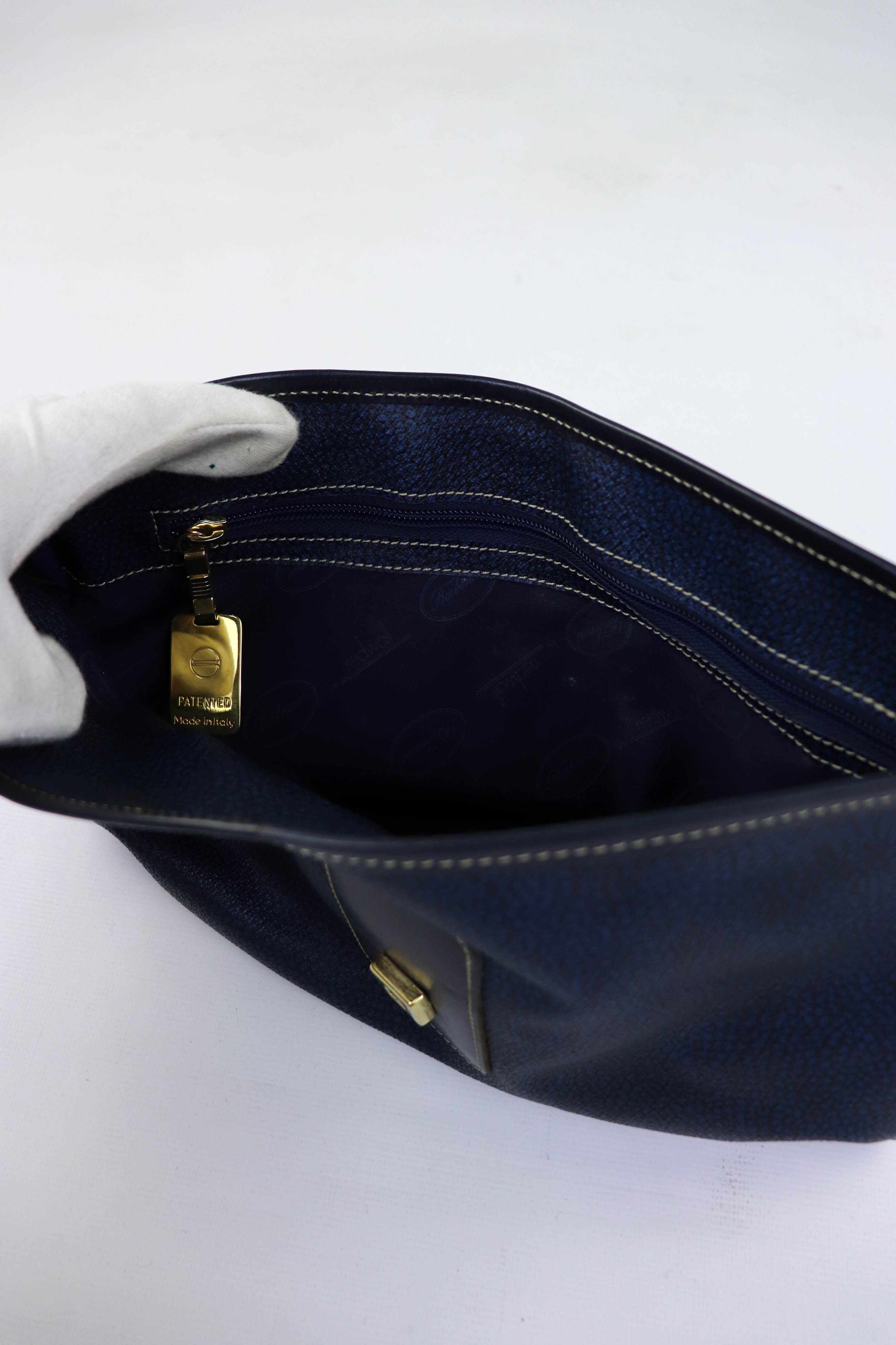 Vintage Vintage Borbonese by Redwall Coated Canvas/Leather Case Bag Size ONE SIZE - 7 Thumbnail