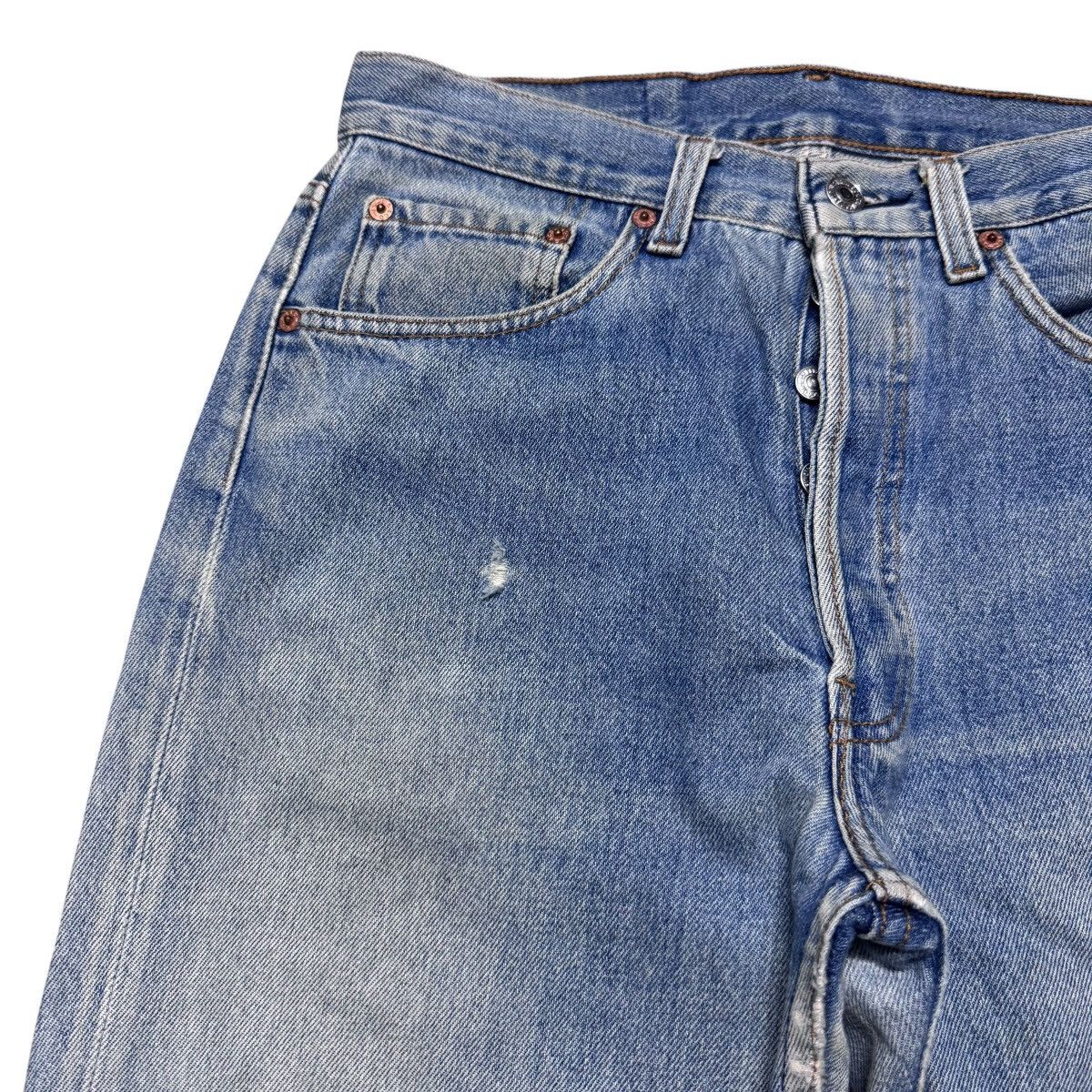 Levi's Vintage 90s Levis 501 Jeans Distressed Grunge Size US 31 - 4 Thumbnail
