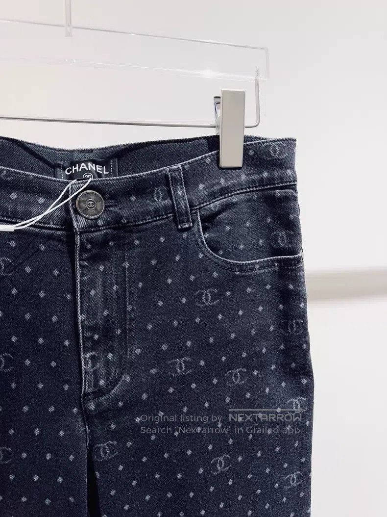 Chanel Chanel 23P full-print double-c jeans Size 25" / US 0 / IT 36 - 2 Thumbnail